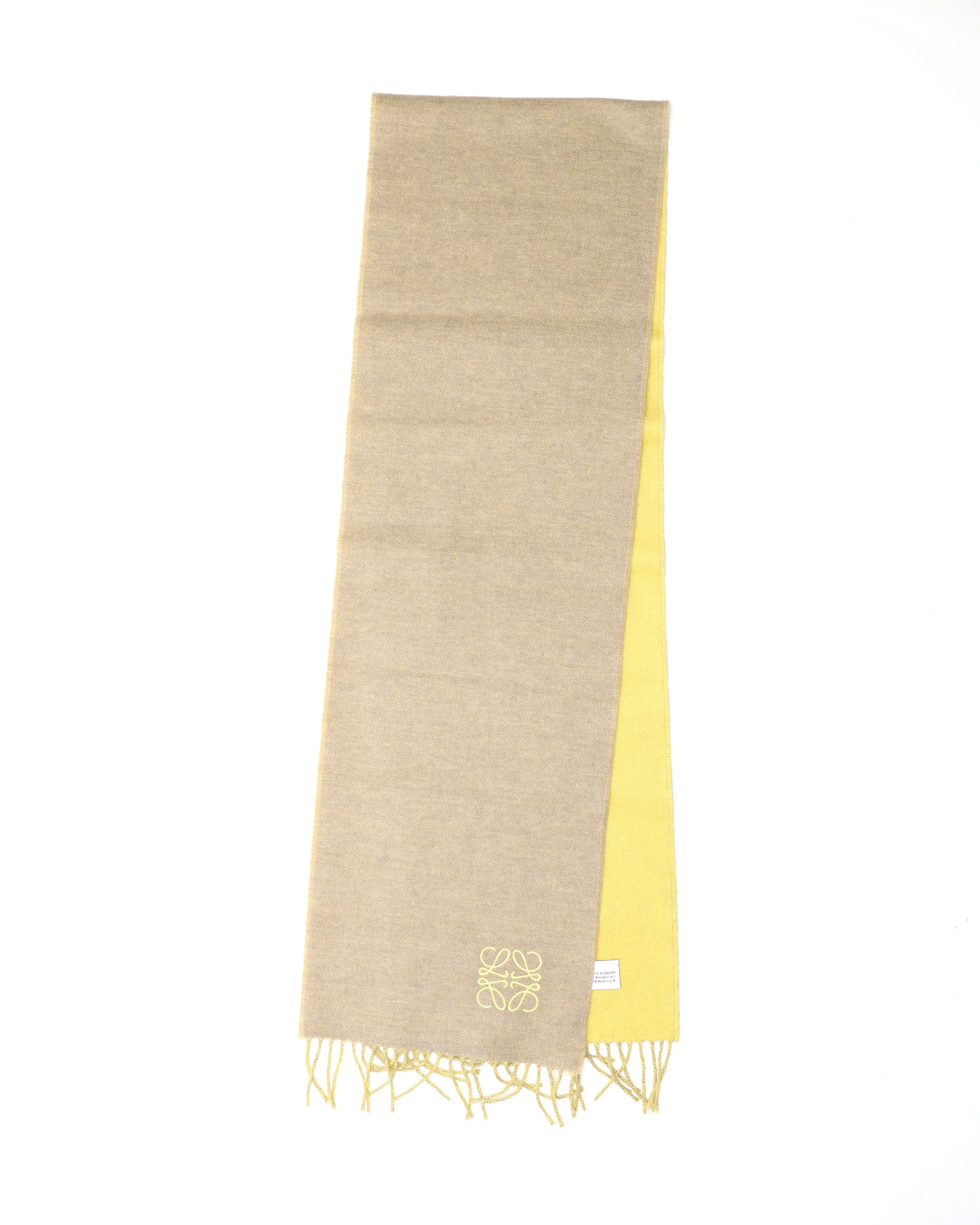 Loewe Cashmere Scarf In Neutral