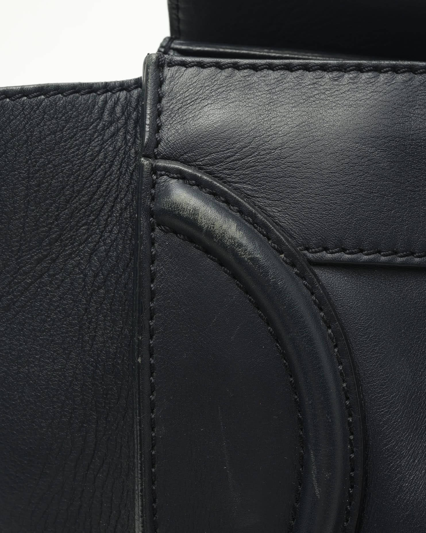 Celine Céline Mini Luggage Bag In Gray