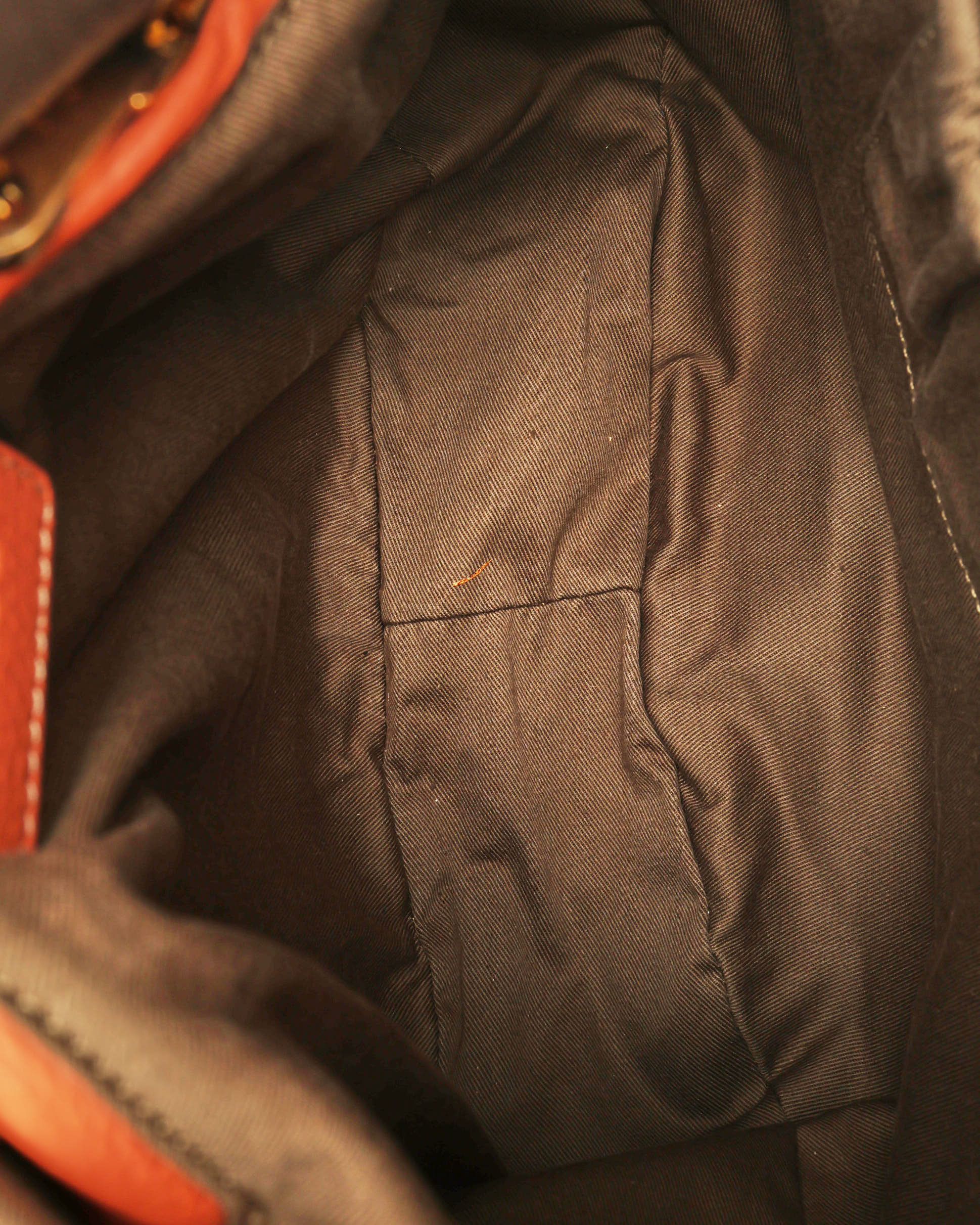 Chloé Double Marcie Shoulder Bag In Orange