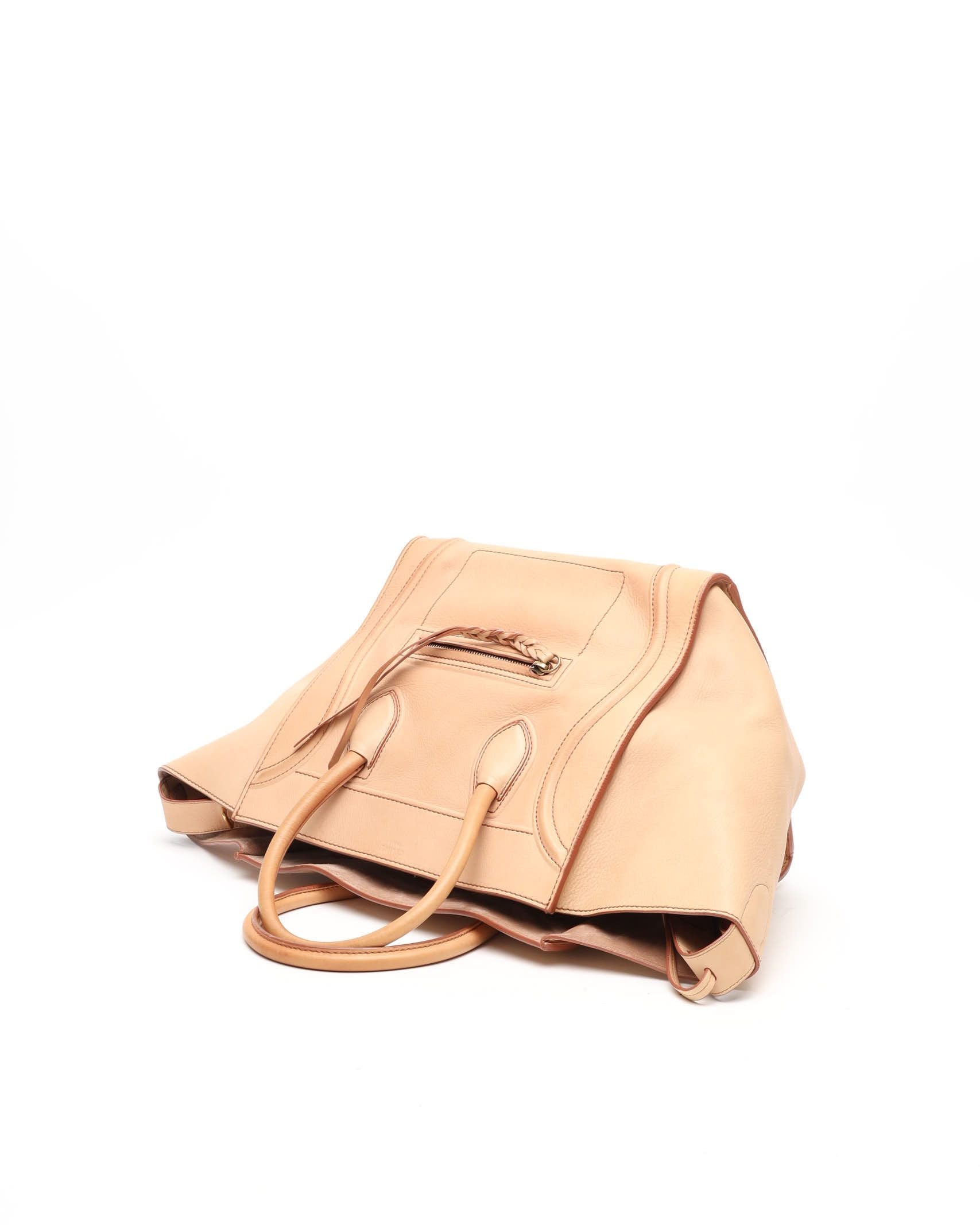 Celine Céline Luggage Phantom Bag In Orange