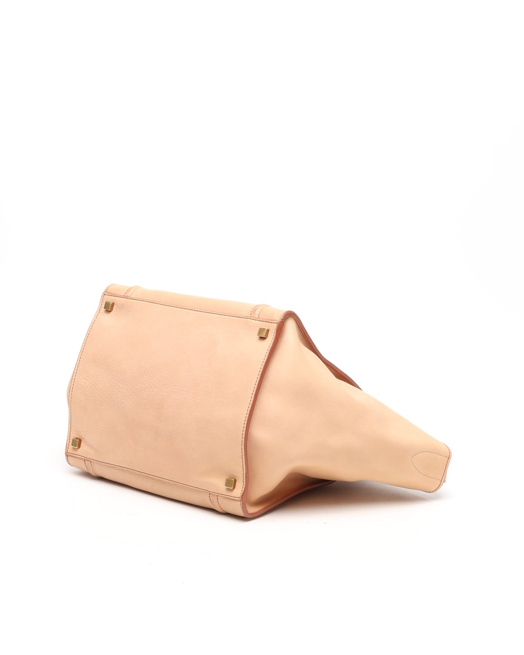 Celine Céline Luggage Phantom Bag In Orange