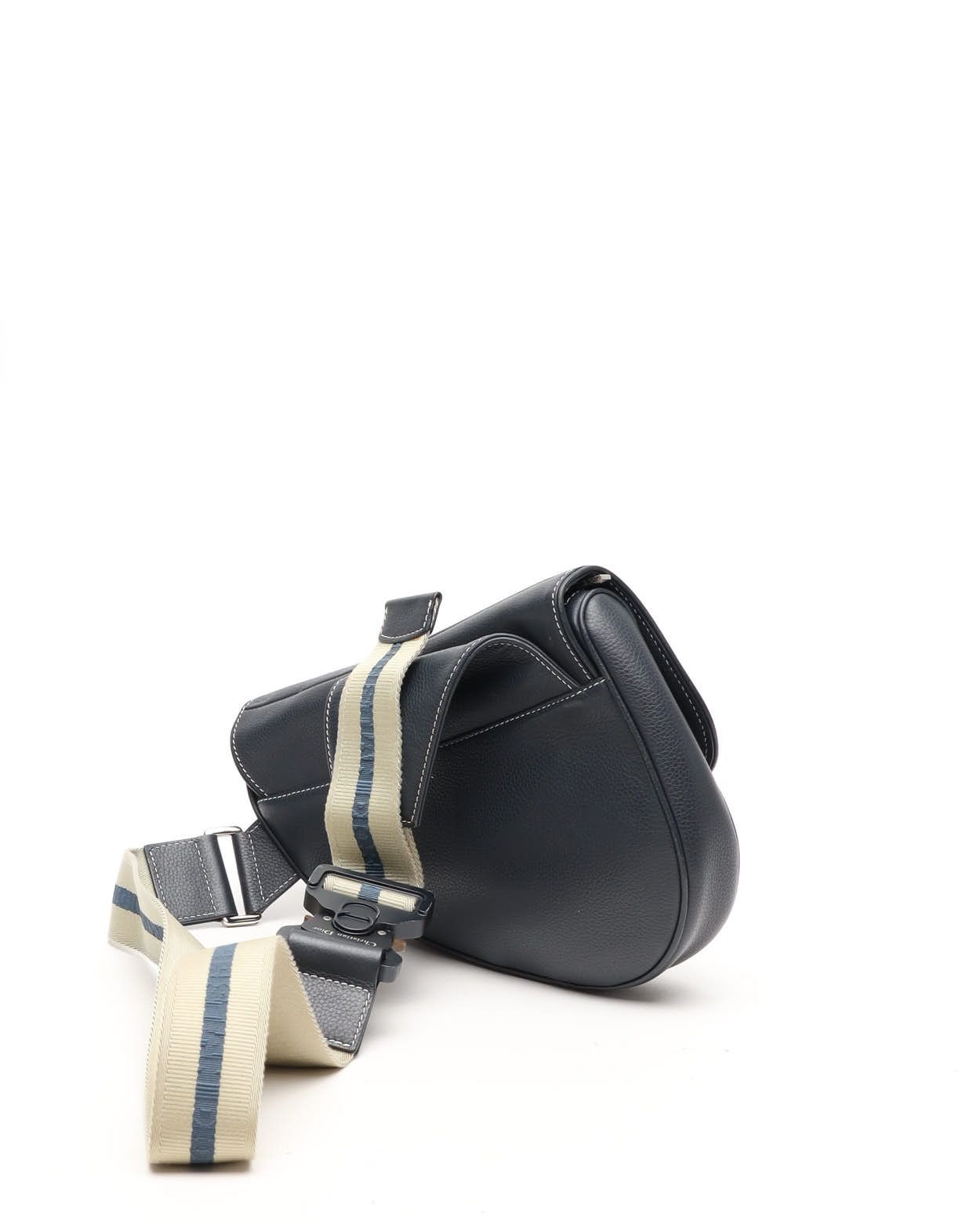Dior Christian  Homme Saddle Bag In Blue