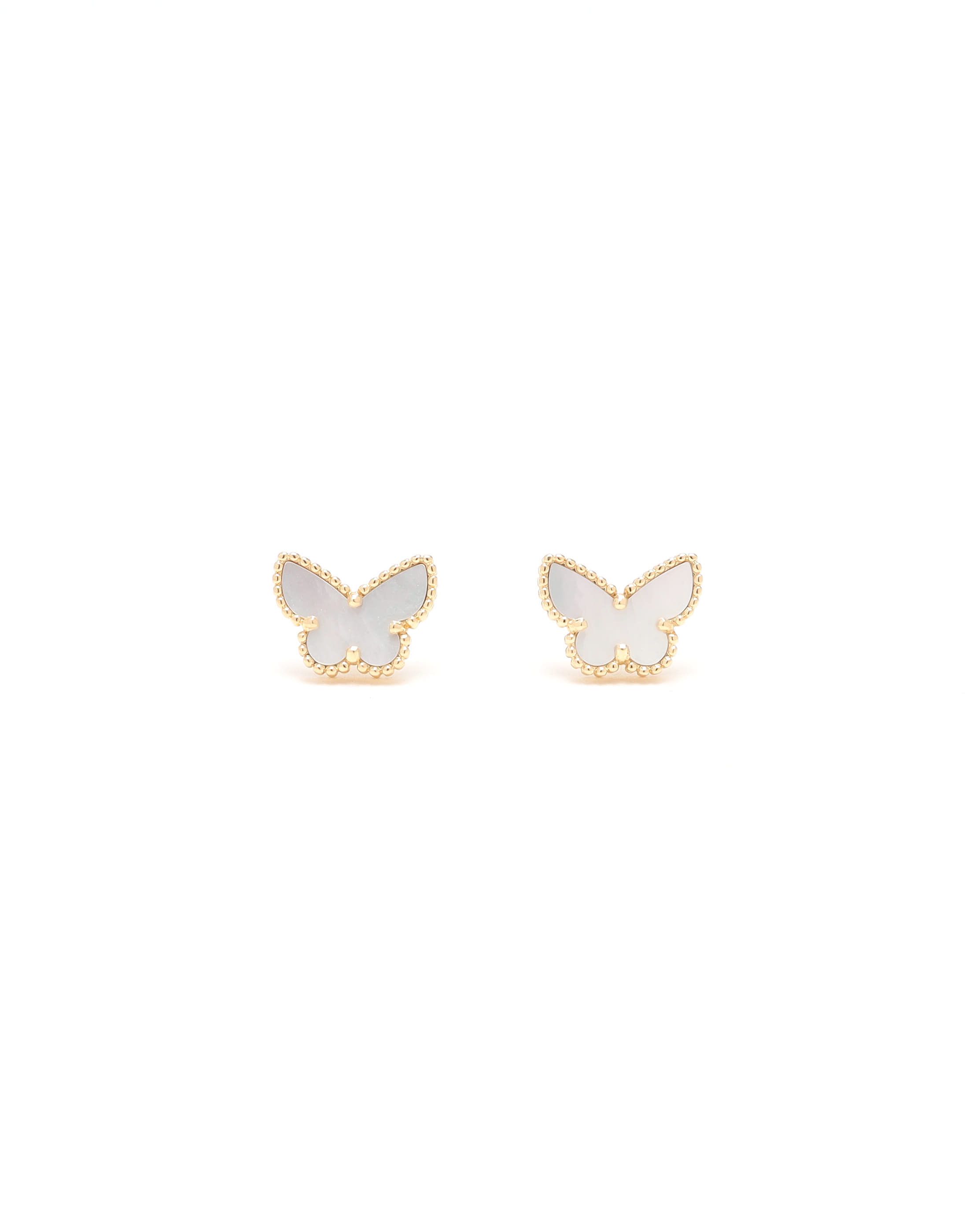 Van Cleef & Arpels Sweet Butterflies Earrings In Multi