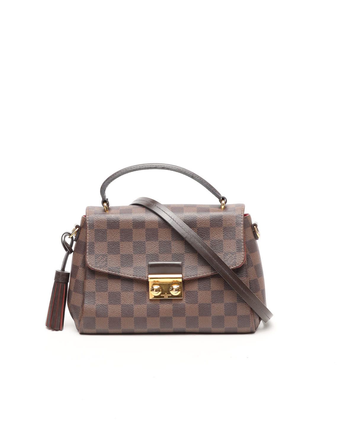 Louis Vuitton Damier Ebene Croisette Bag