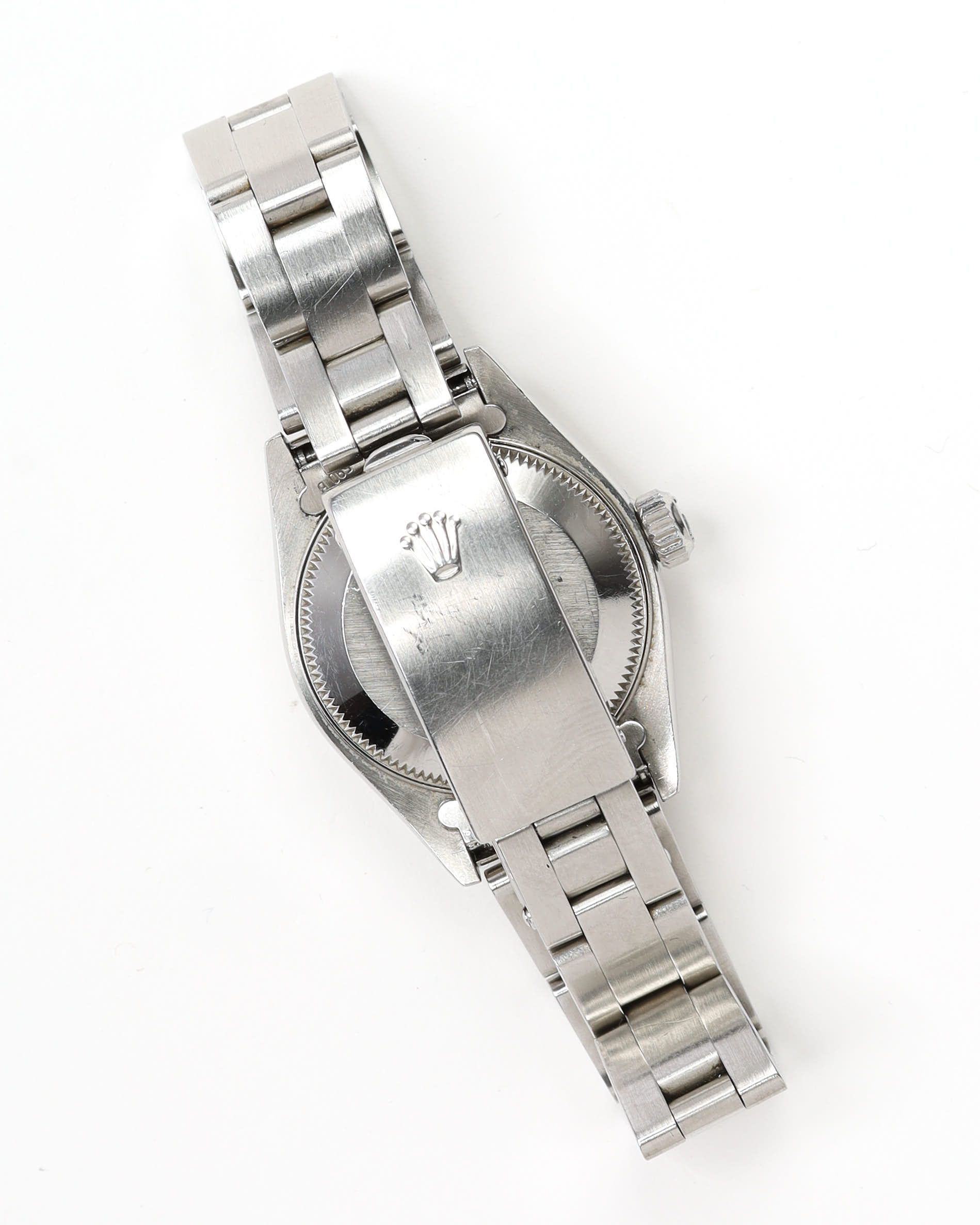 Rolex Lady-oyster Perpetual 26mm Ref 69160 1993 Watch In Metallic