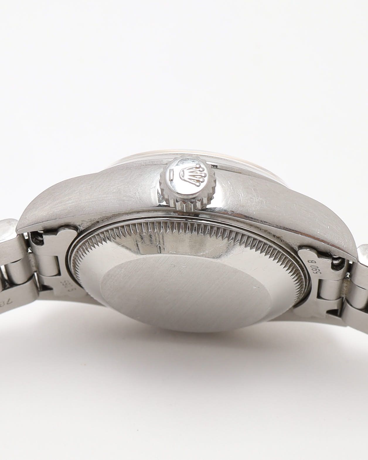 Rolex Lady-oyster Perpetual 26mm Ref 69160 1993 Watch In Metallic