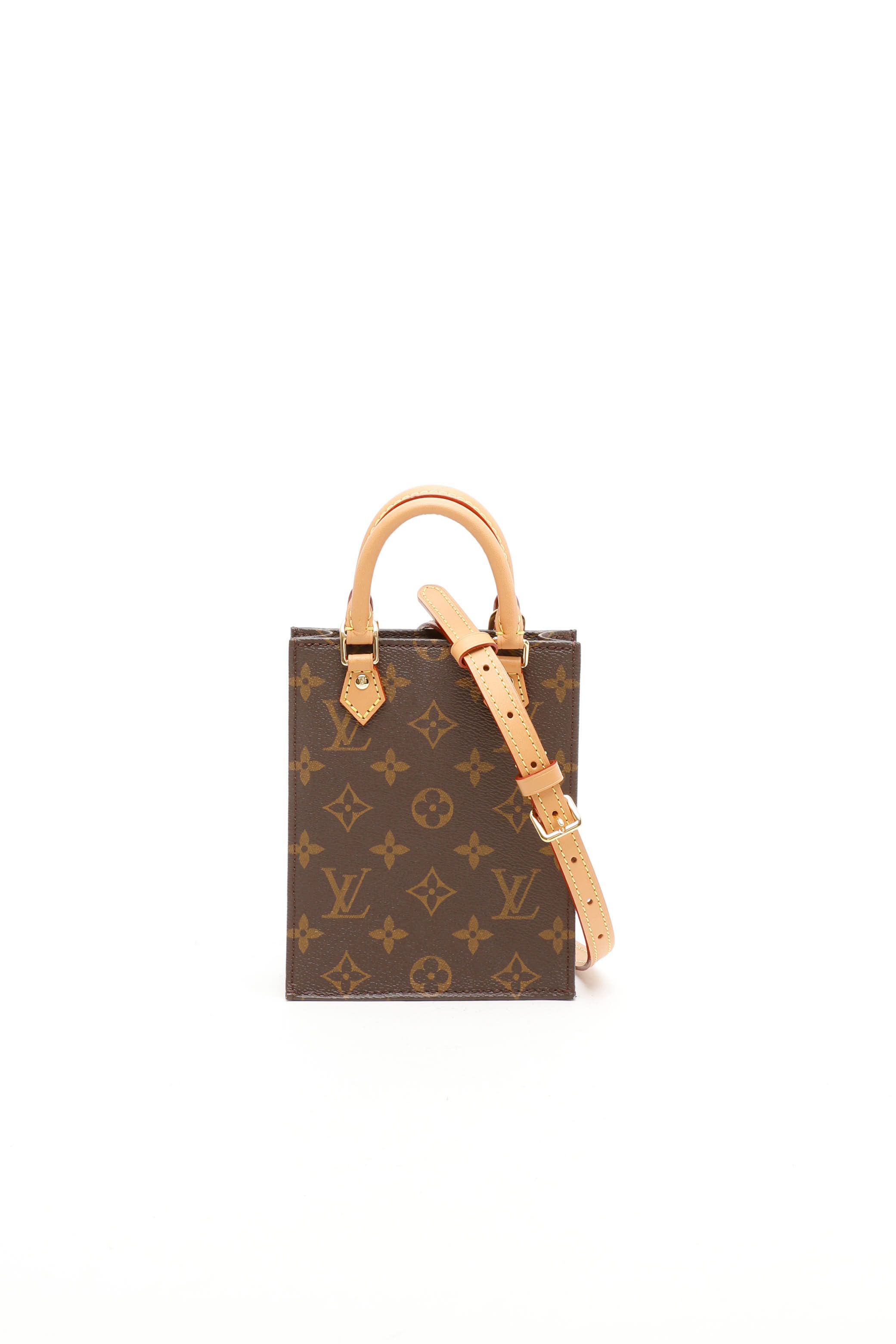 Louis Vuitton Monogram Petit Sac Plat Bag