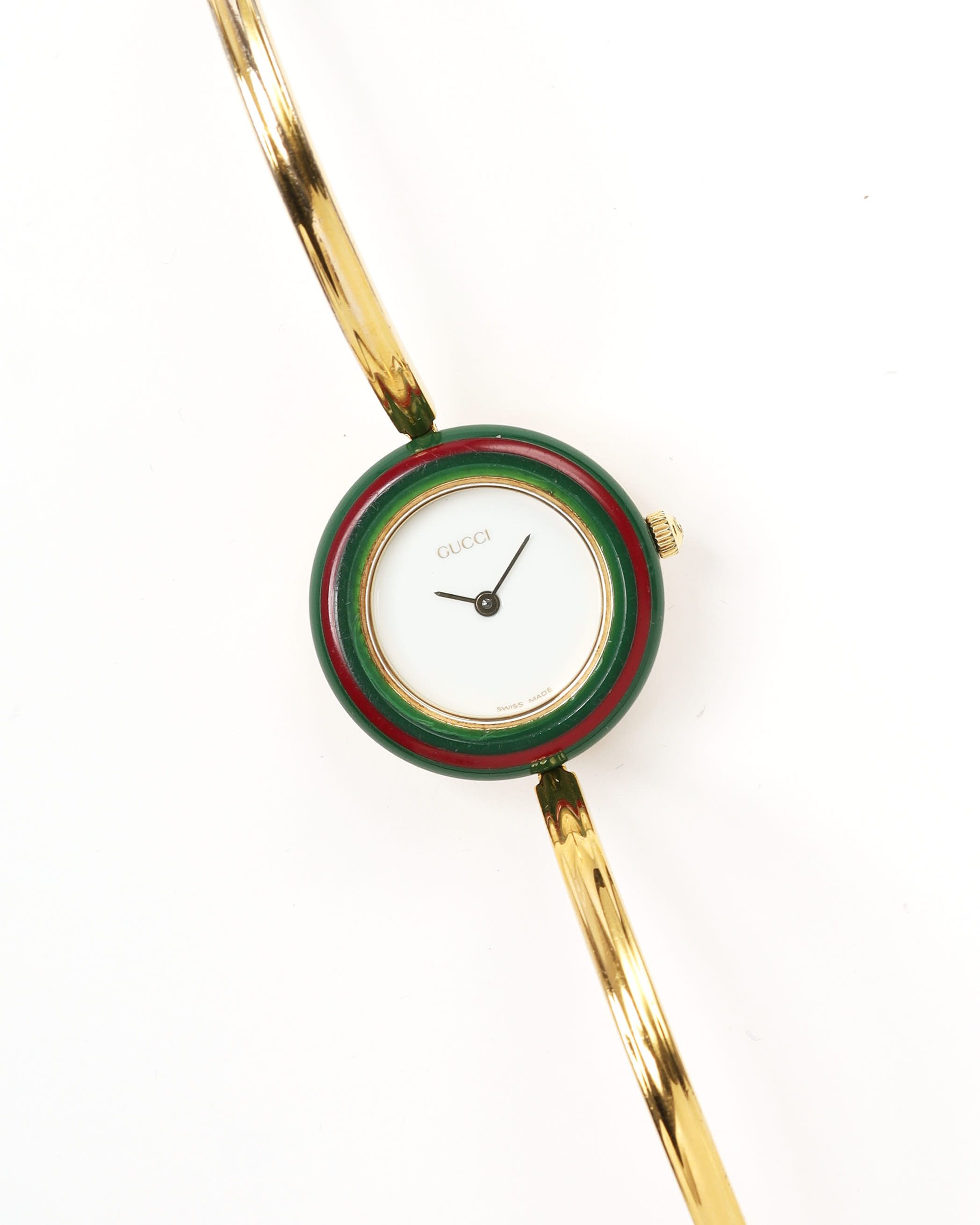 Gucci Change Bezel 26mm Ref 11/12.2 Watch In Gold