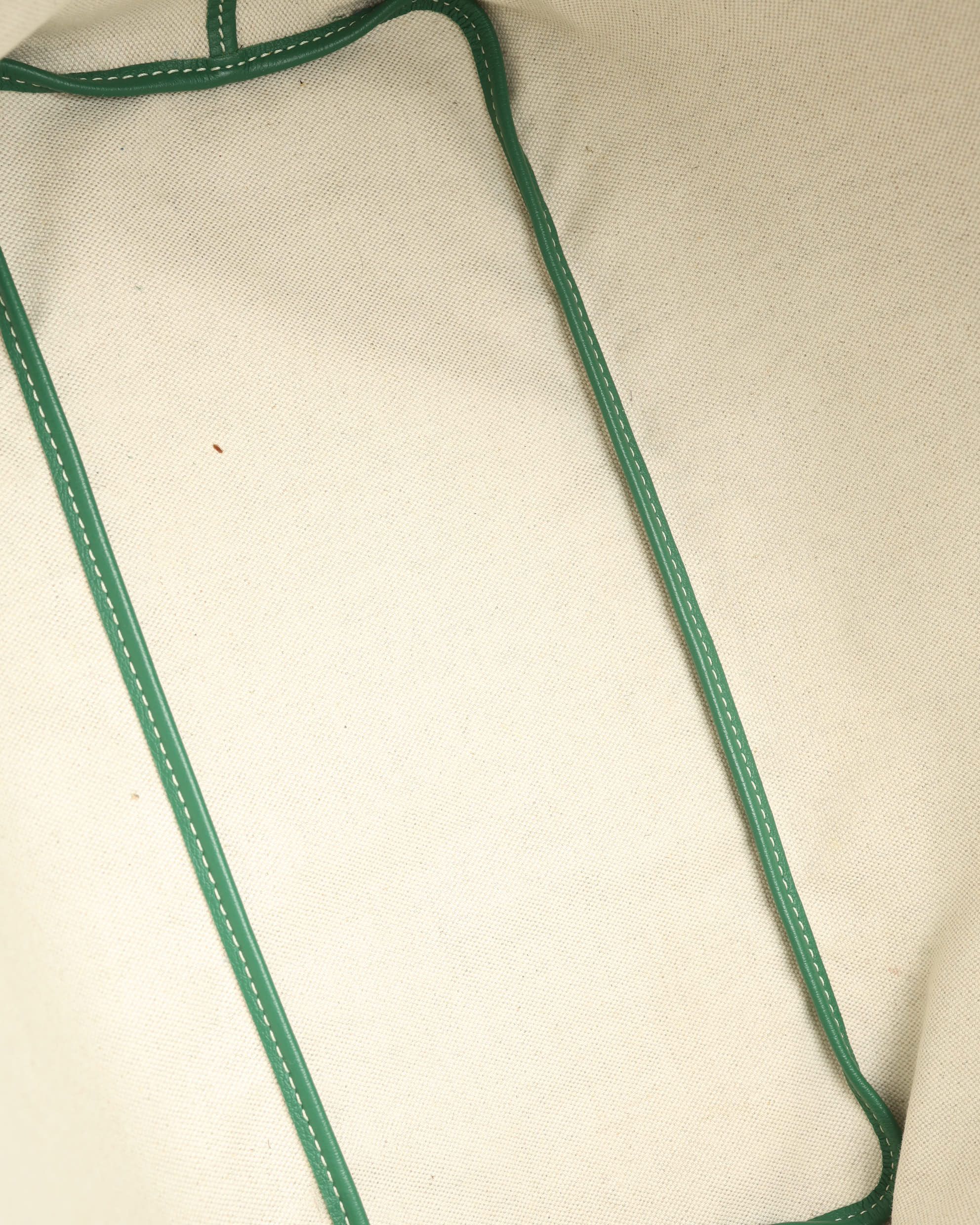 Pre-owned Goyard Saint Louis Pm Tote Bag In Green