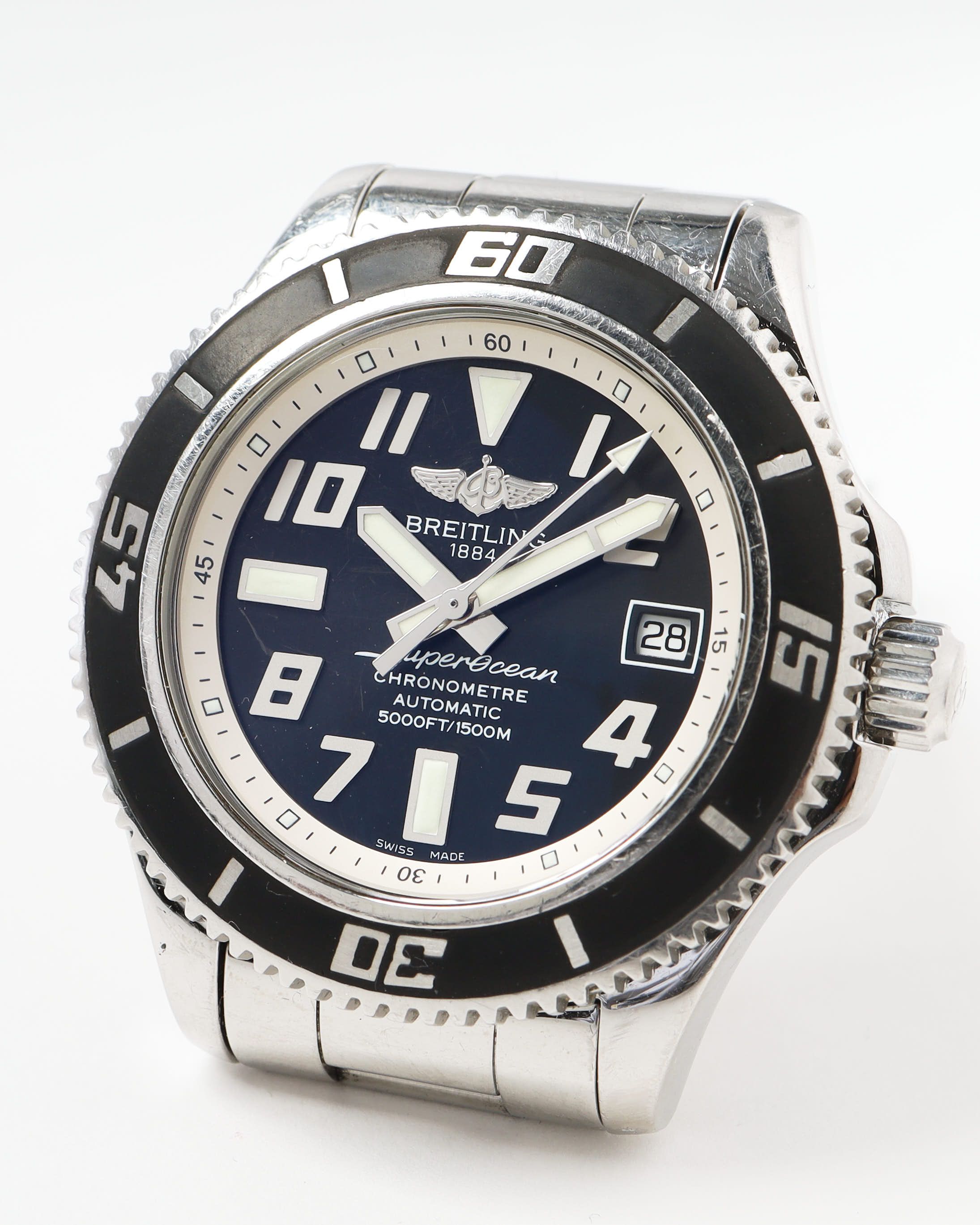 Breitling Superocean 42mm Ref A17364 Watch In Black