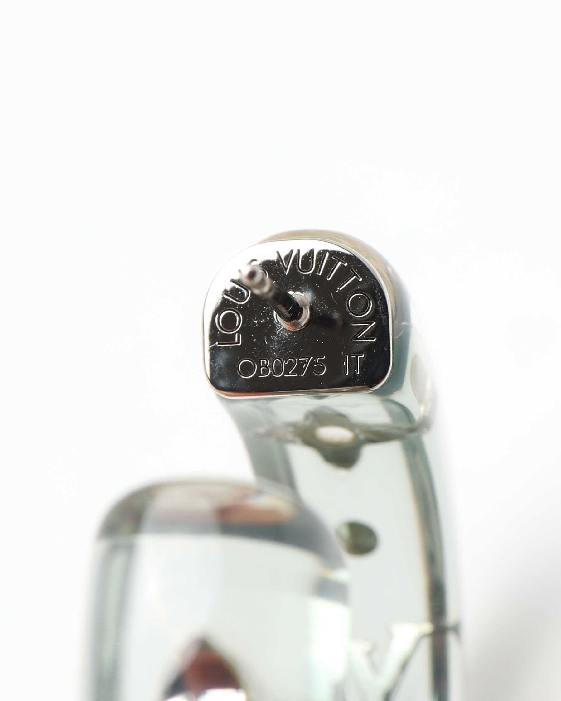 LOUIS VUITTON Pre-owned Inclusion Hoop Earrings In Green