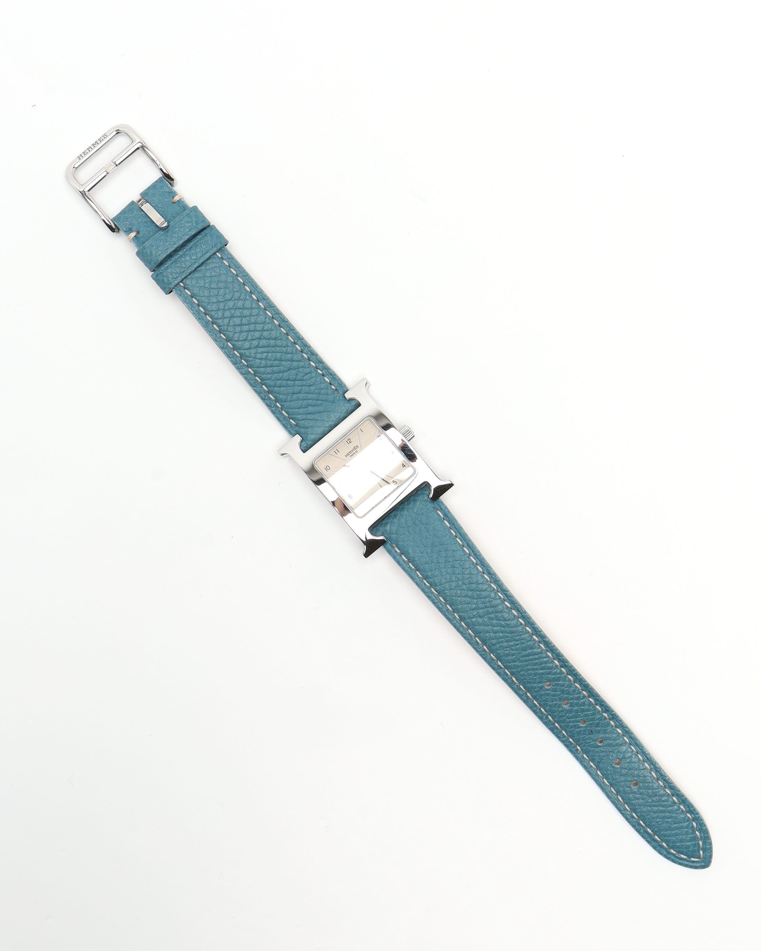 HERMES Pre-owned Hermès Heure H 21mm Ref Hh1.210 Full Set Watch In Sand