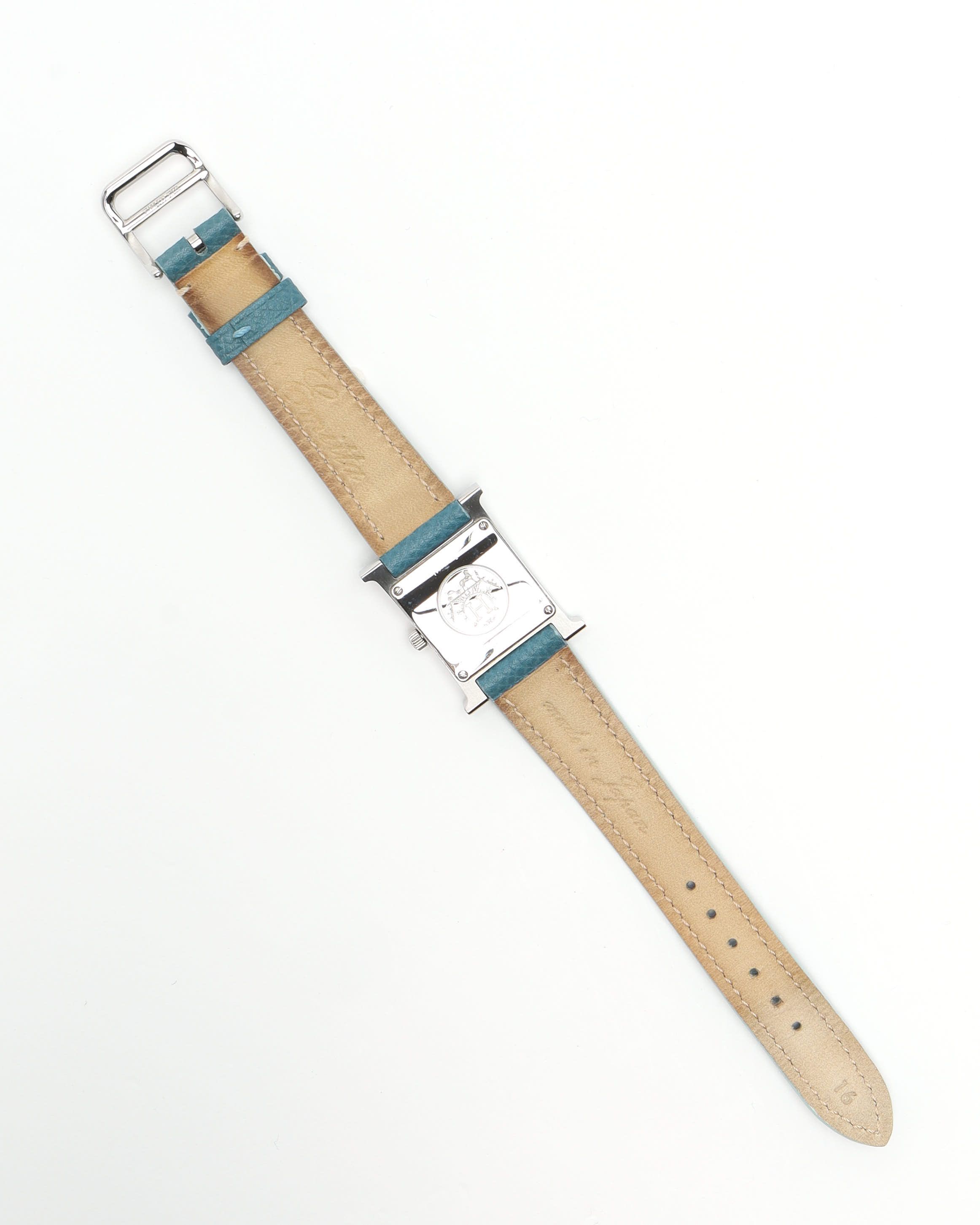 HERMES Pre-owned Hermès Heure H 21mm Ref Hh1.210 Full Set Watch In Sand