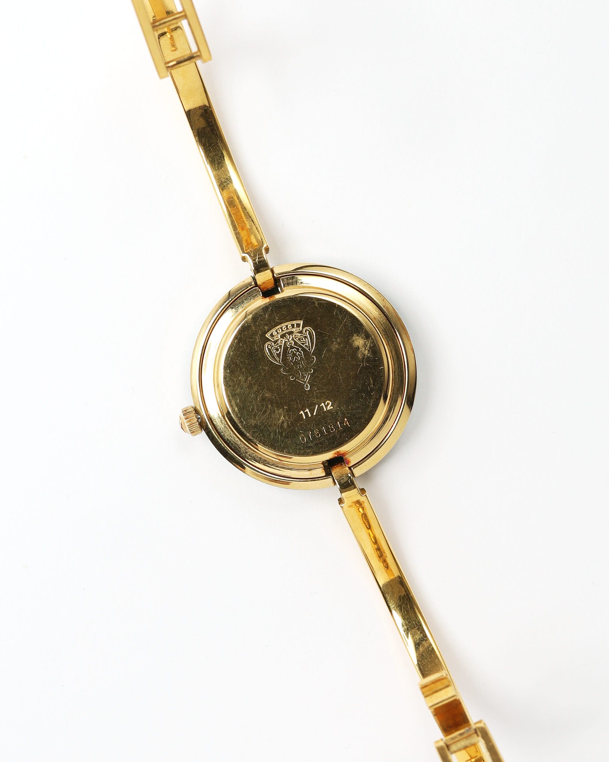 Gucci Change Bezel 26mm Ref 11/12 Full Set Watch In White