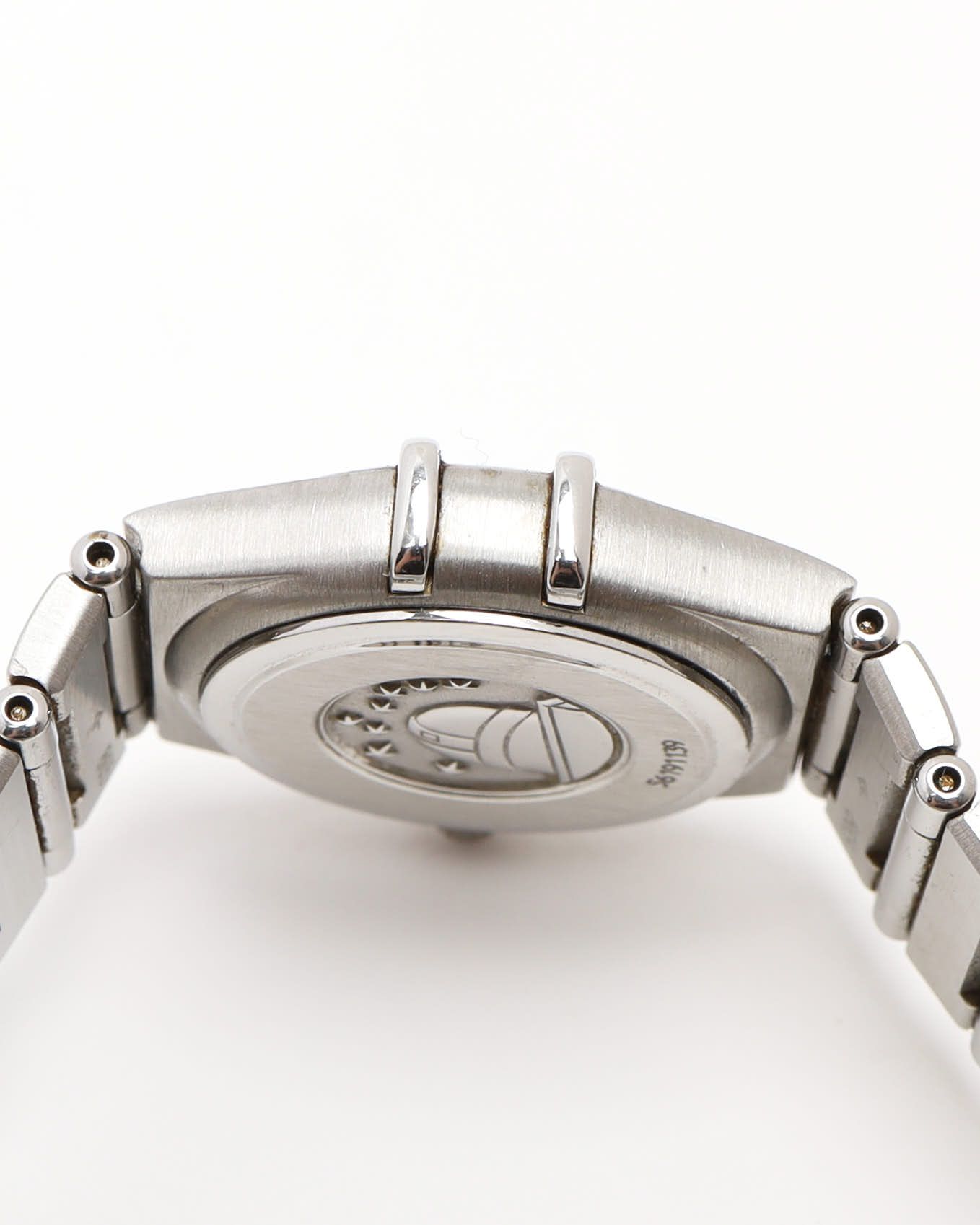 Omega Lady-constellation 22,5mm Ref 1562.85 Diamond 1995 Watch In Metallic