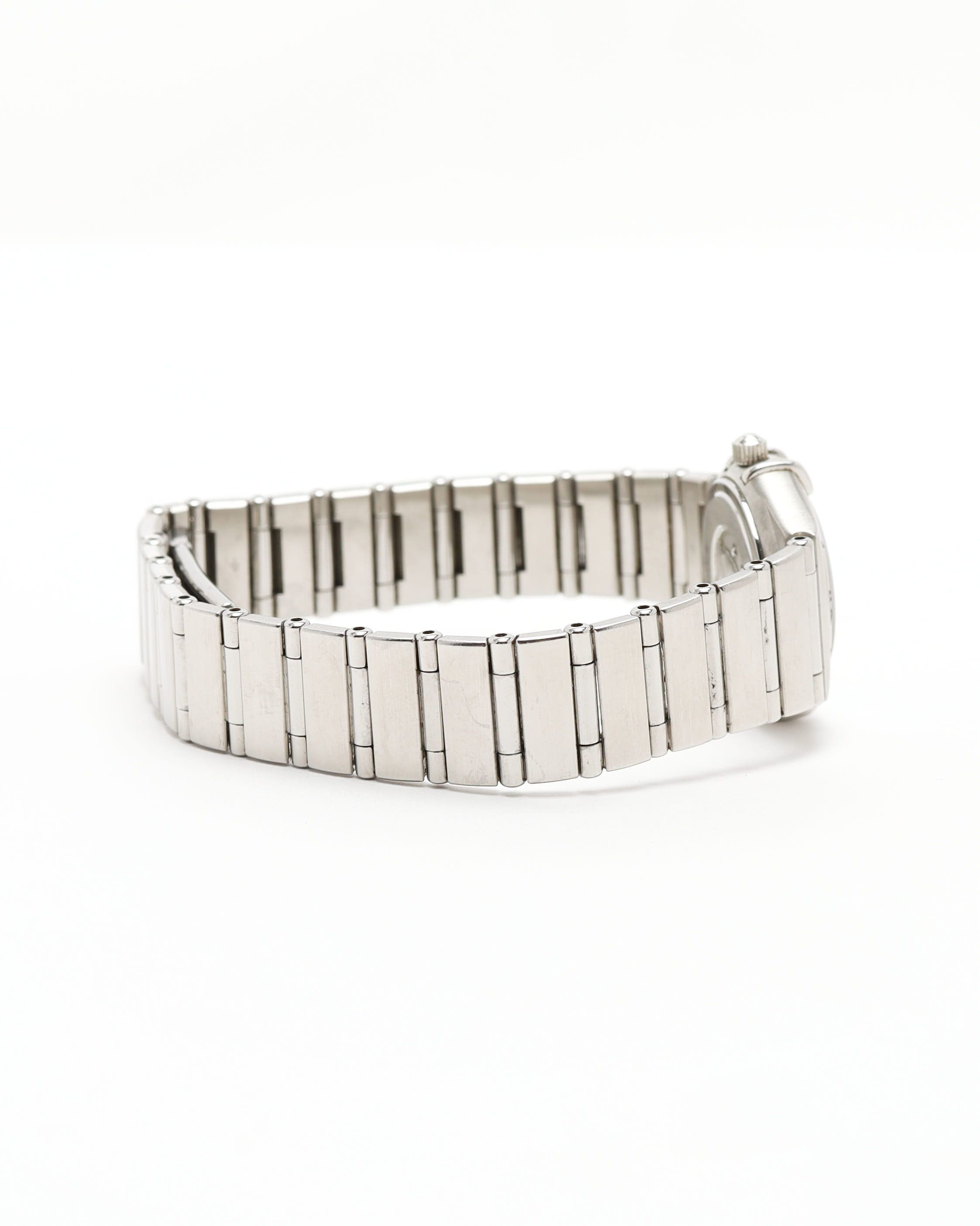 Omega Lady-constellation 22,5mm Ref 1562.85 Diamond 1995 Watch In Metallic