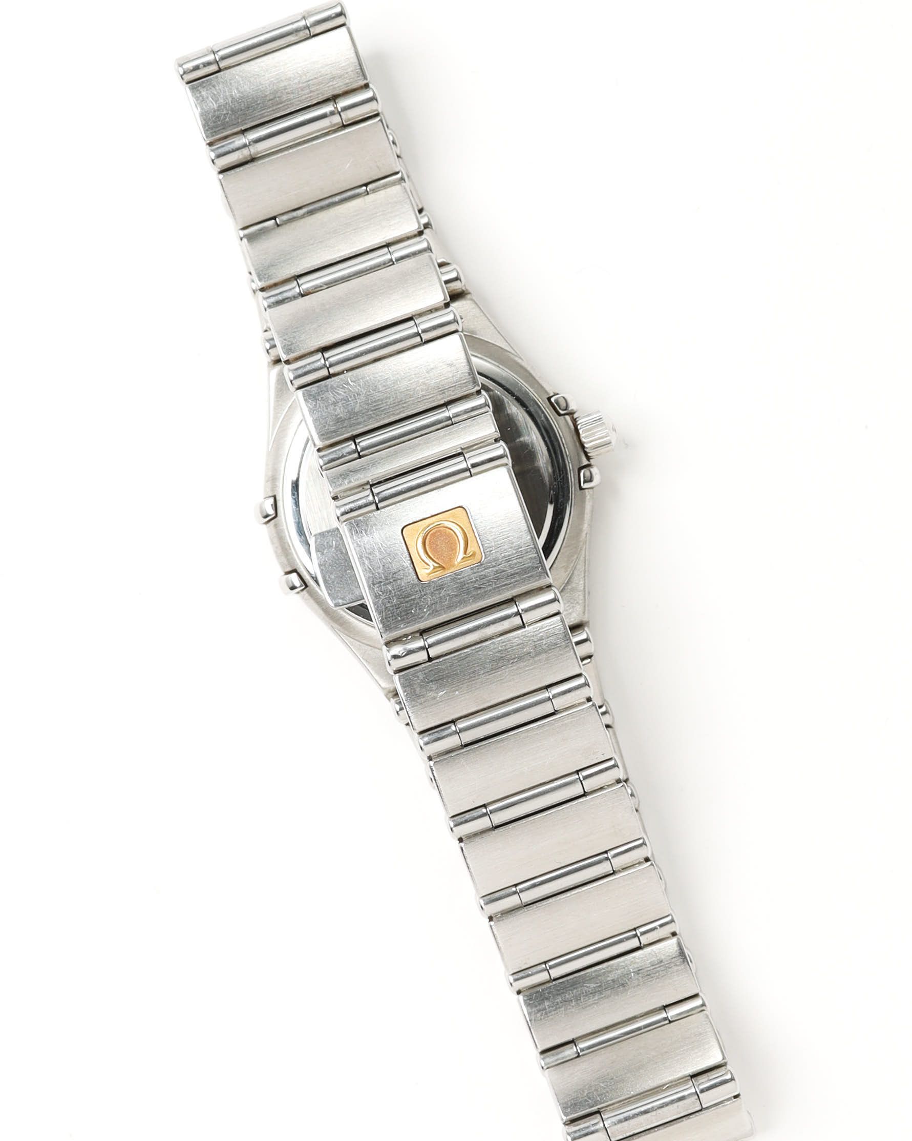 Omega Lady-constellation 22,5mm Ref 1562.85 Diamond 1995 Watch In Metallic