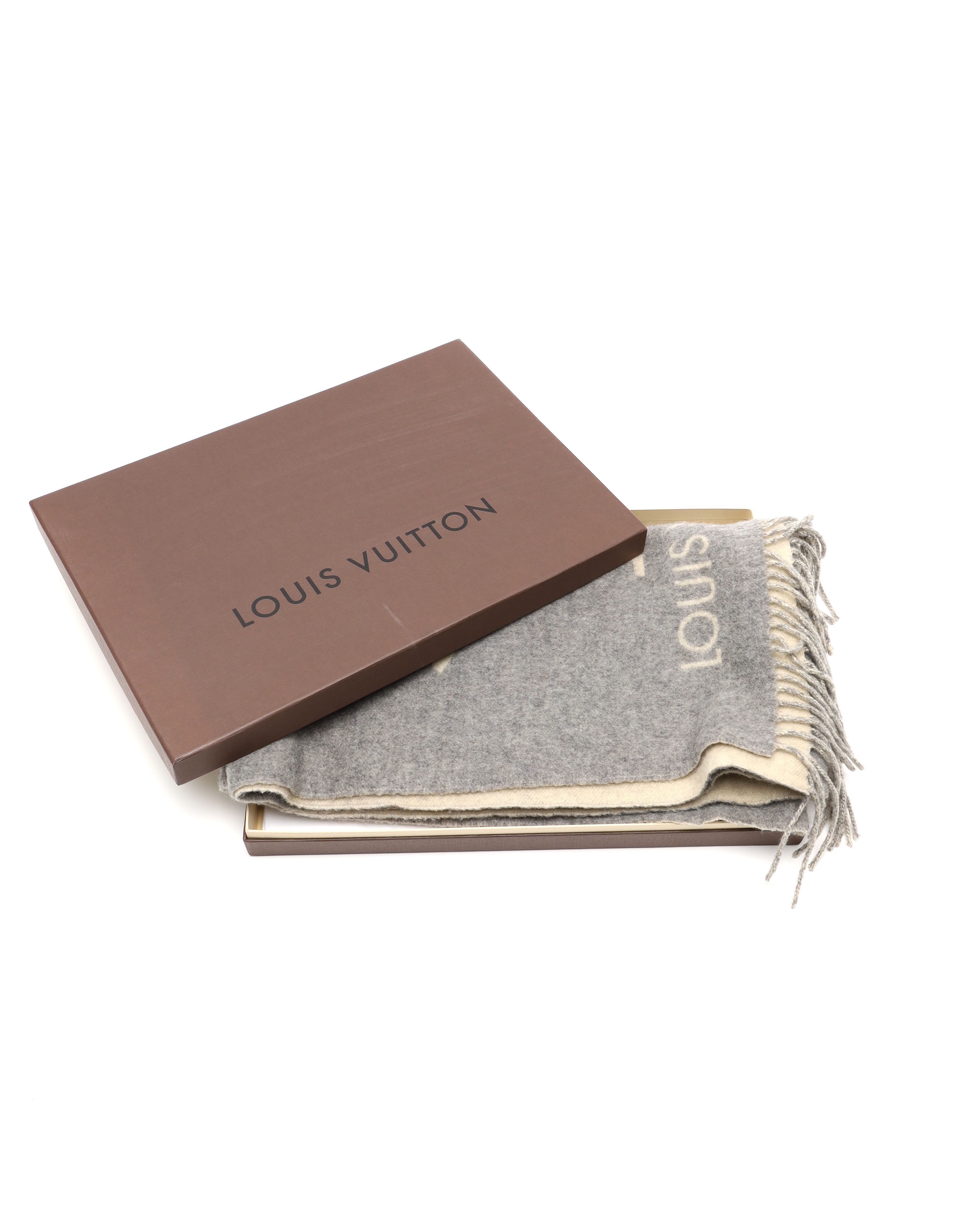 Pre-owned Louis Vuitton Reykjavik Cashmere Scarf In Multi