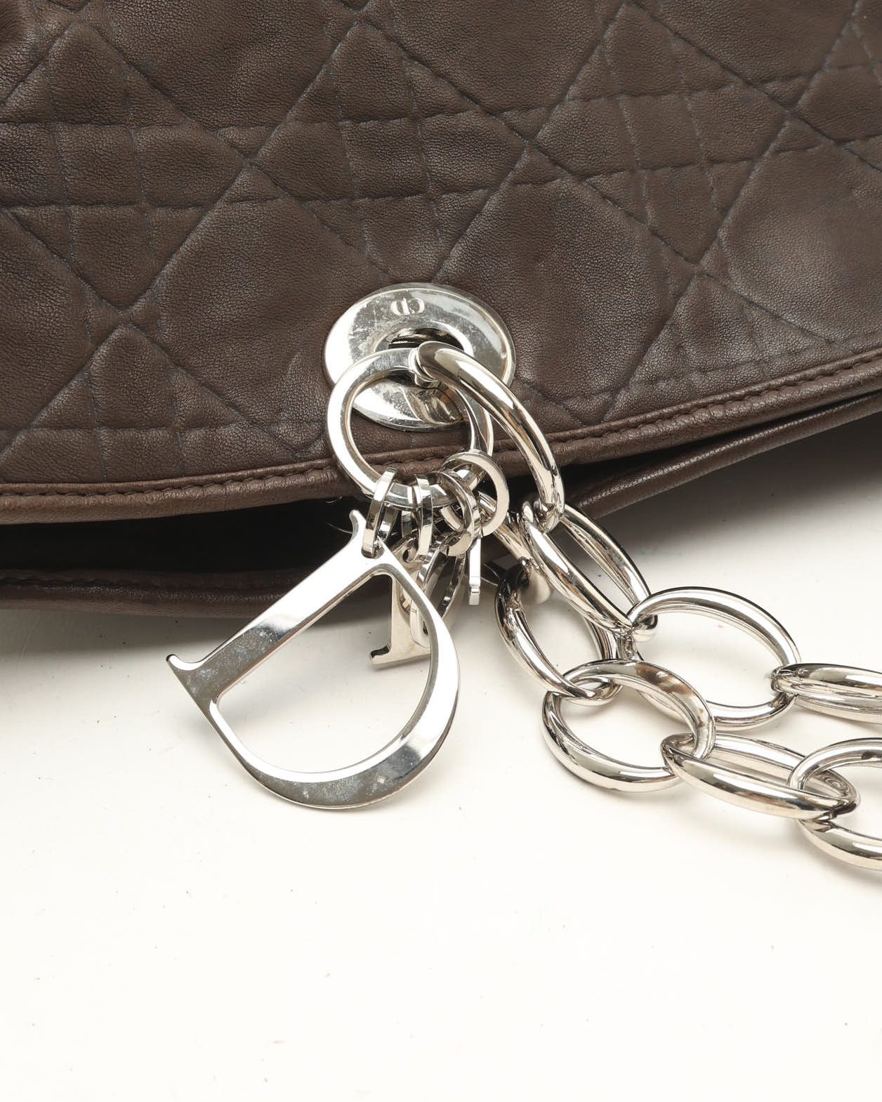 Dior Christian  Grand  Soft Tote Bag In Brown