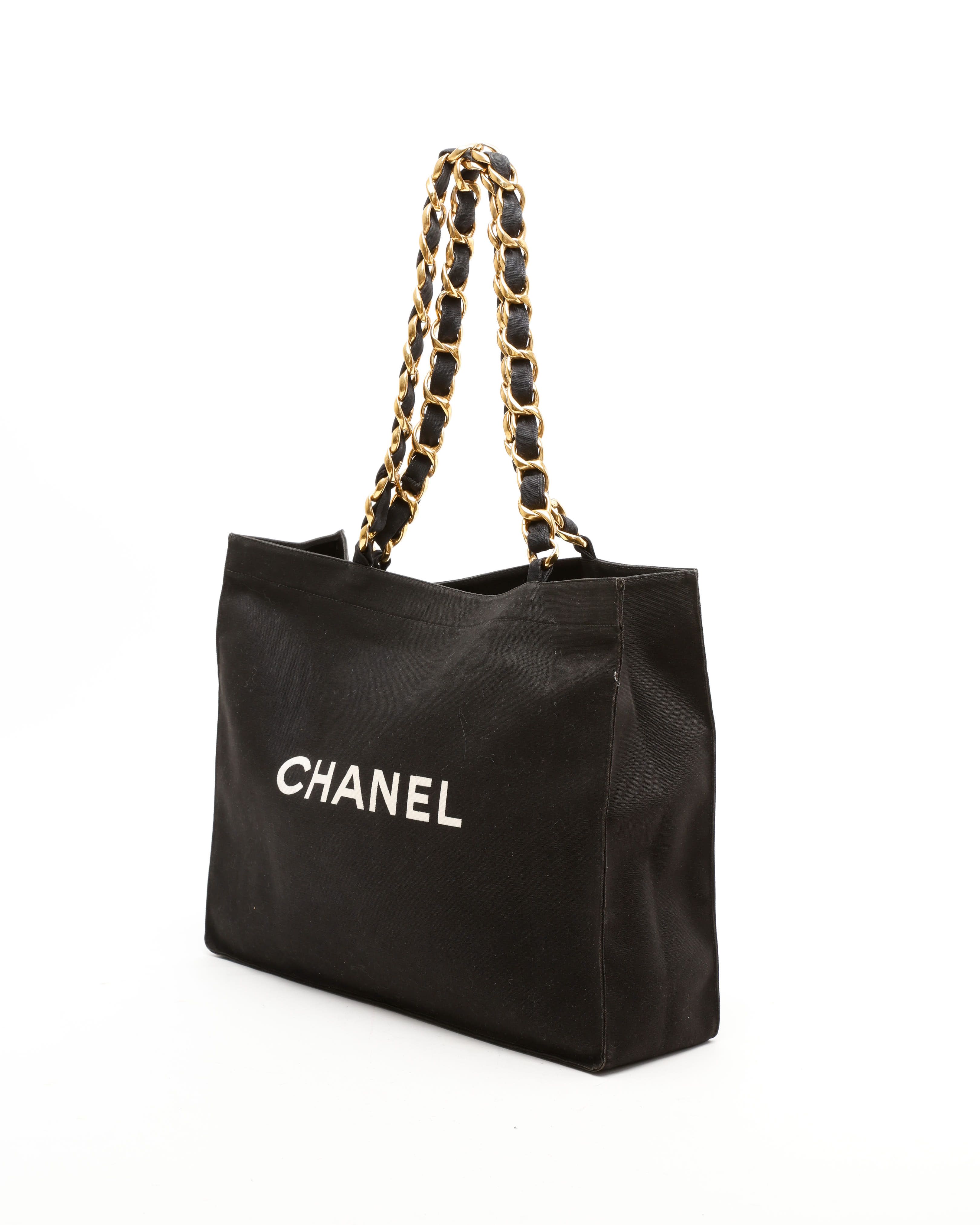 CHANEL Pre-owned Cc Chain Tote Bag In Black