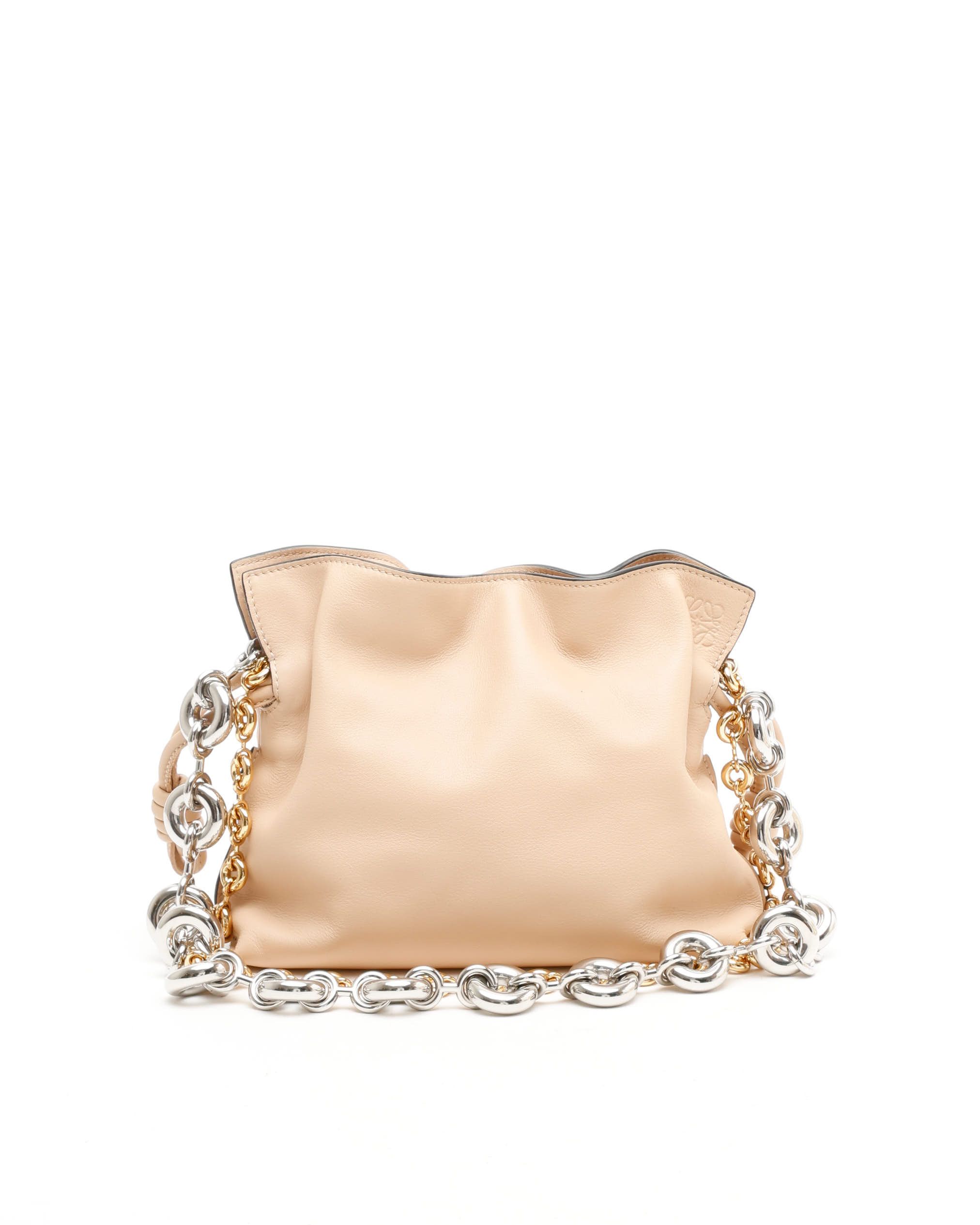 Loewe Mini Flamenco Bag In Neutral