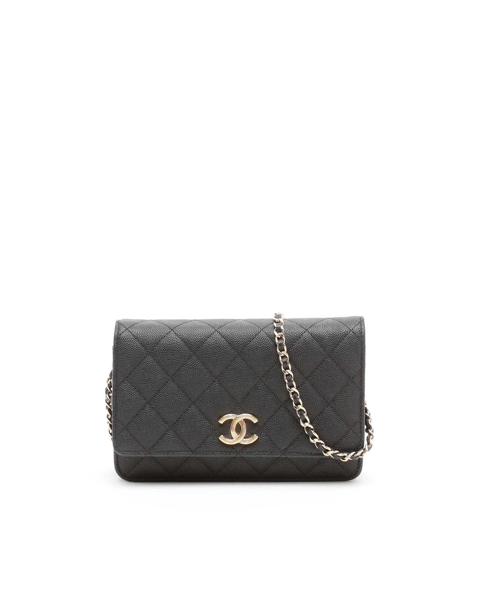 Chanel Caviar Wallet On Chain Bag