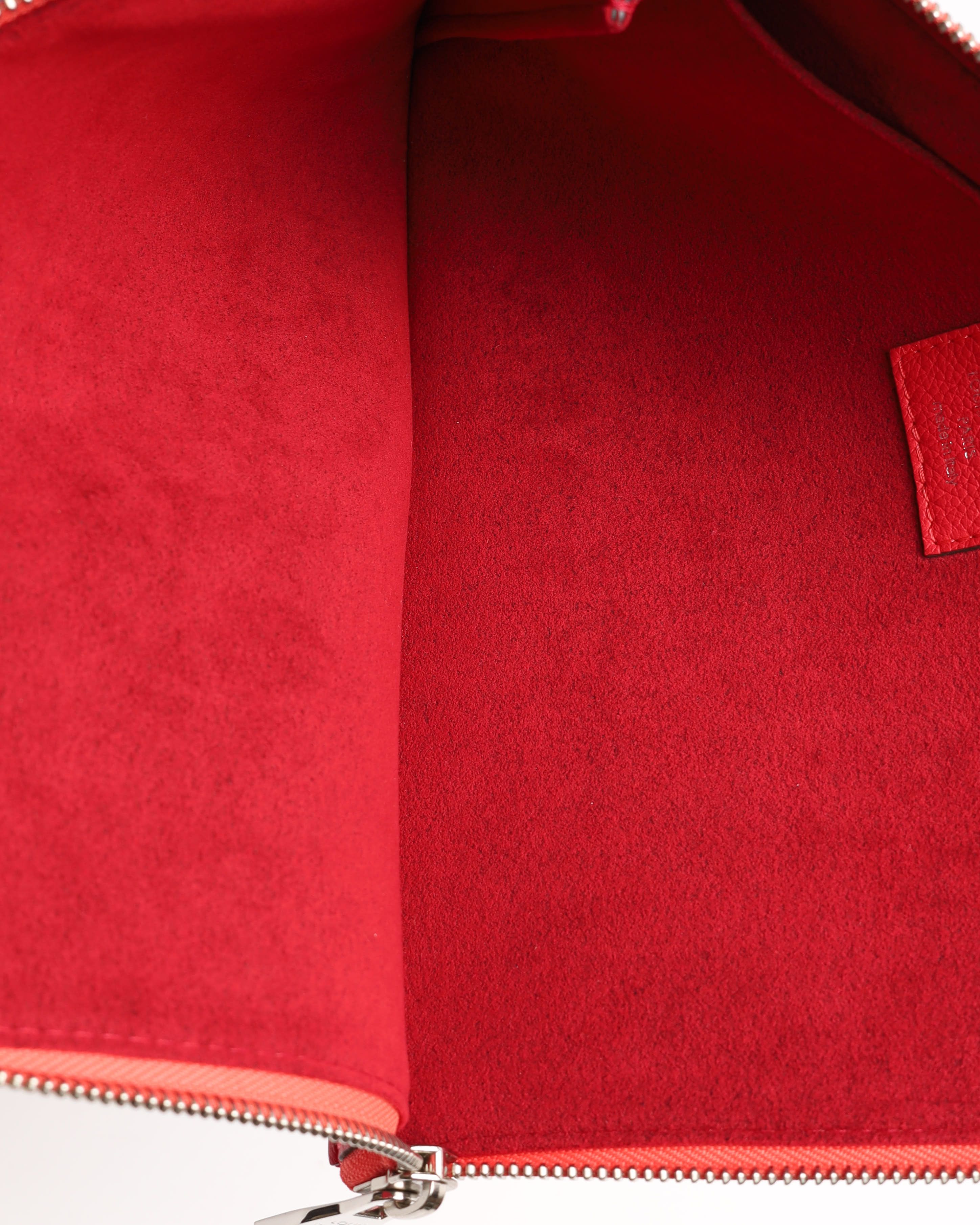 LOUIS VUITTON Pre-owned Pouch, Fits 10 Inch Tablet In Red