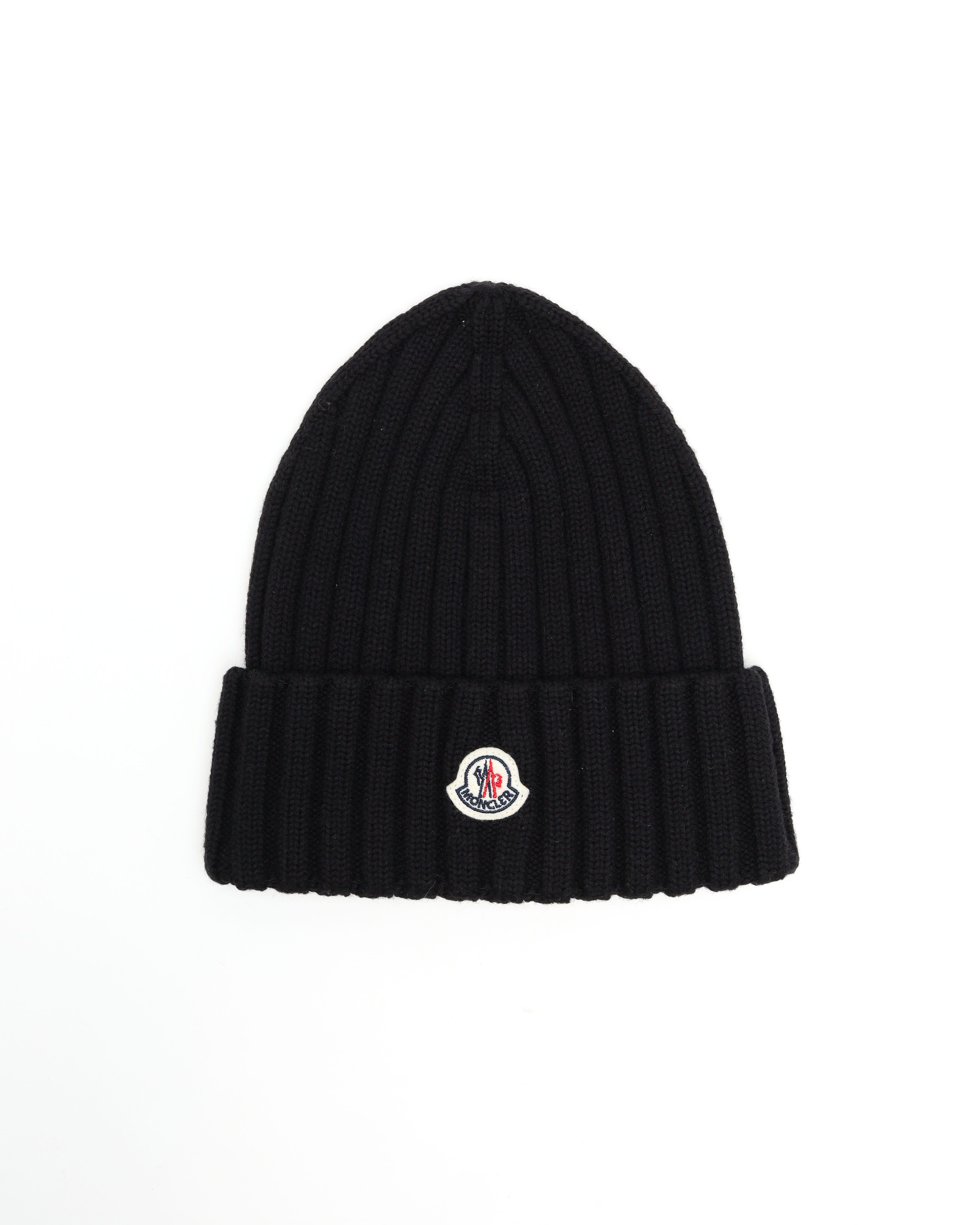 Moncler Wool & Cashmere Beanie In Black