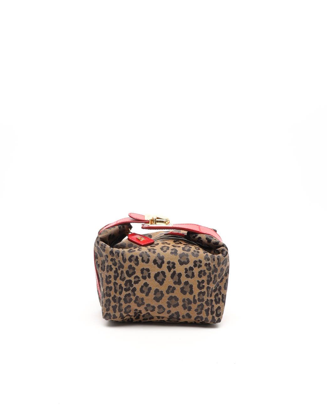 Fendi Leopard Vanity Handbag