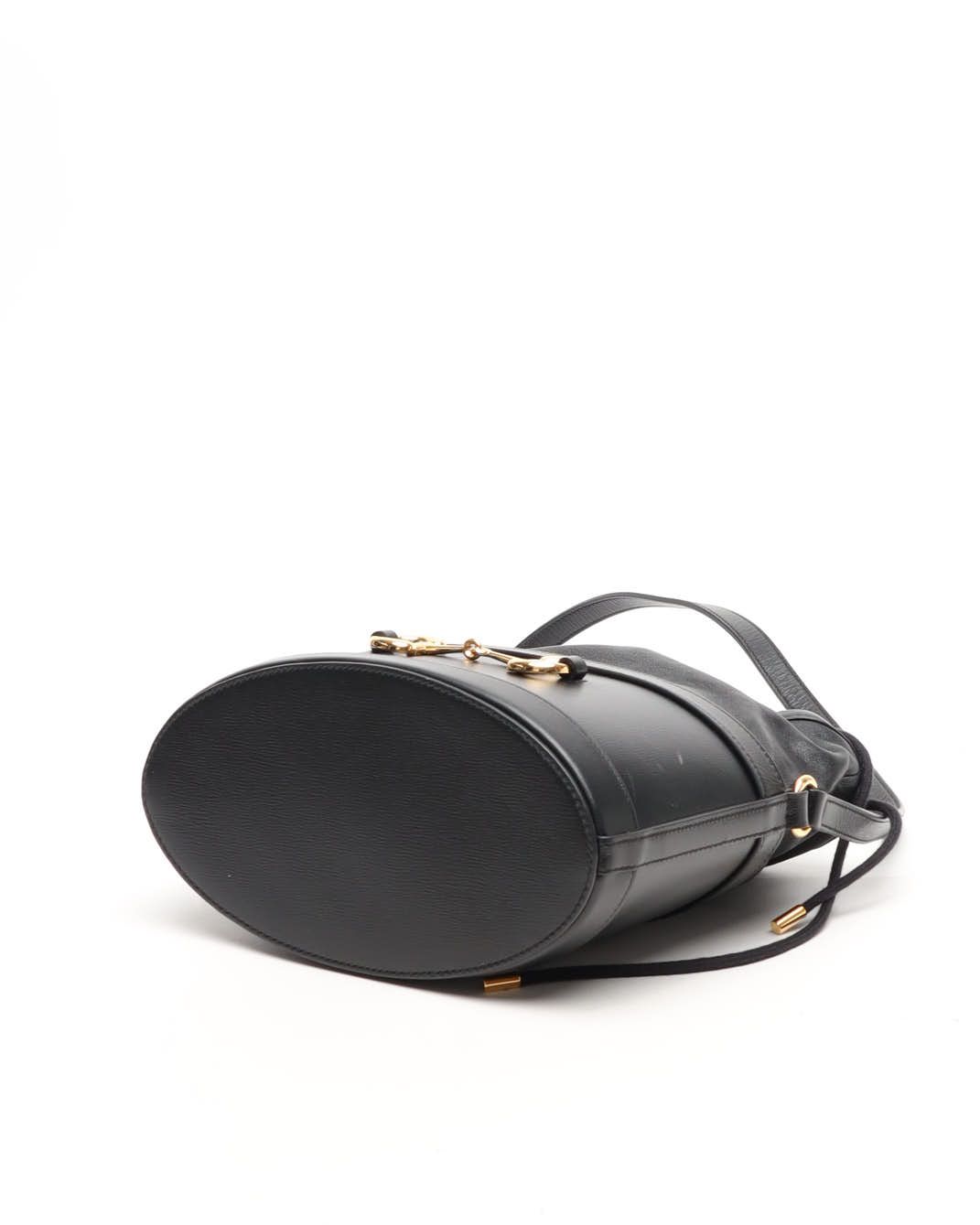 Gucci 1955 Horsebit Bucket Bag In Black