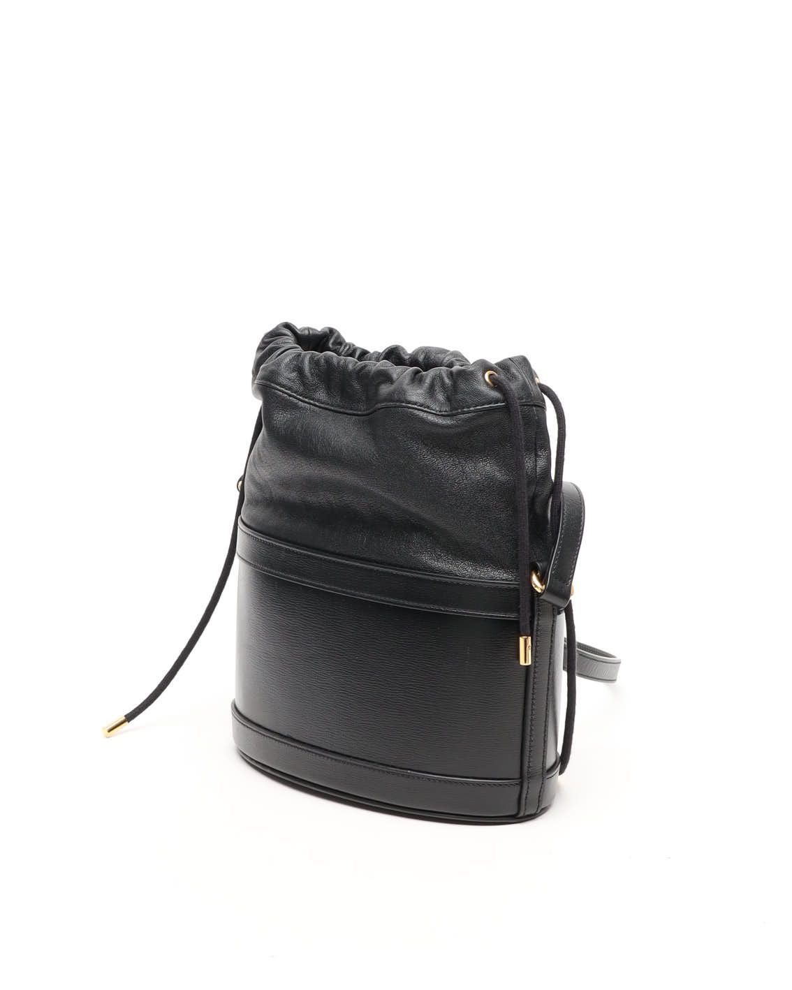 Gucci 1955 Horsebit Bucket Bag In Black