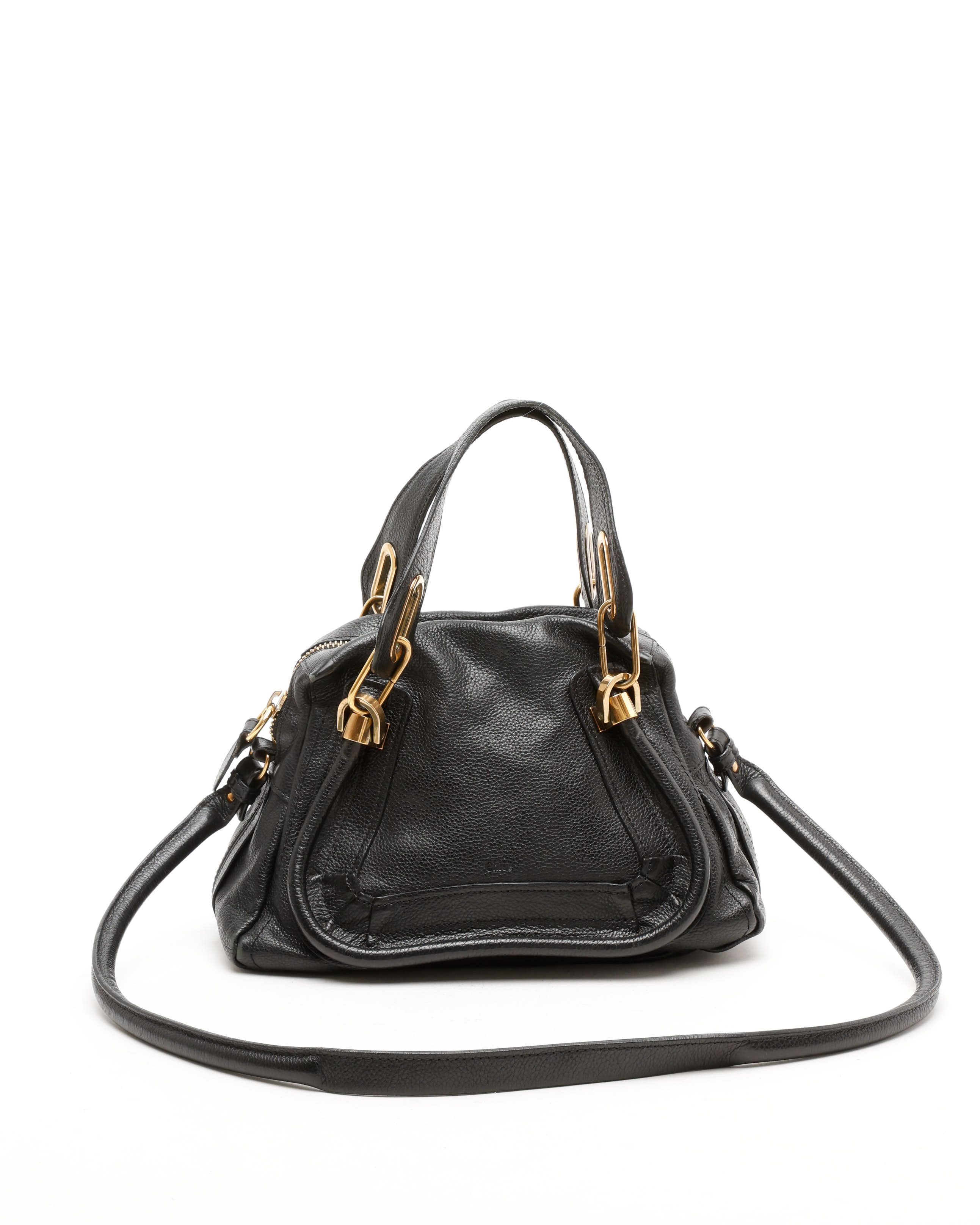 Chloé Small Paraty Bag In Black