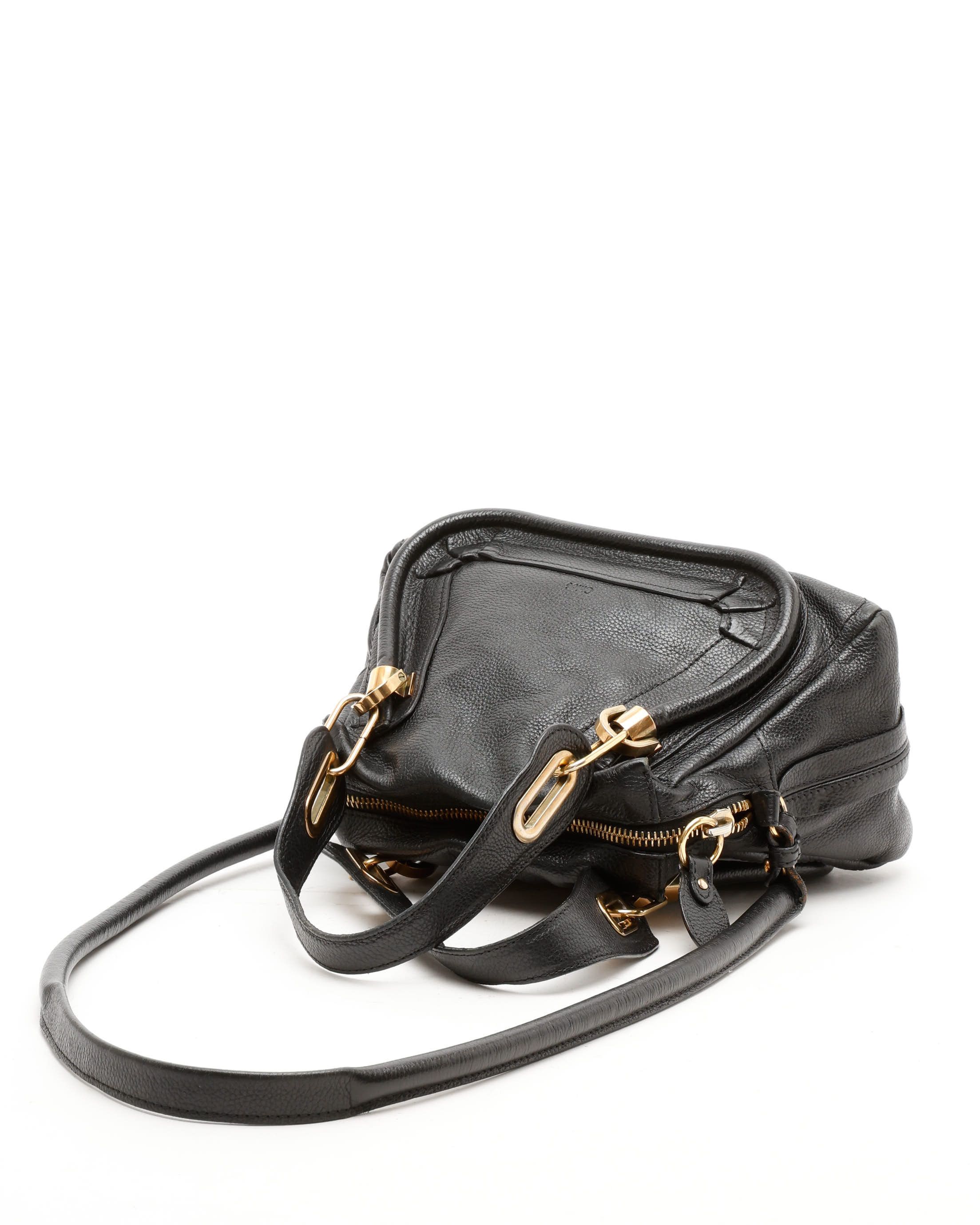 Chloé Small Paraty Bag In Black