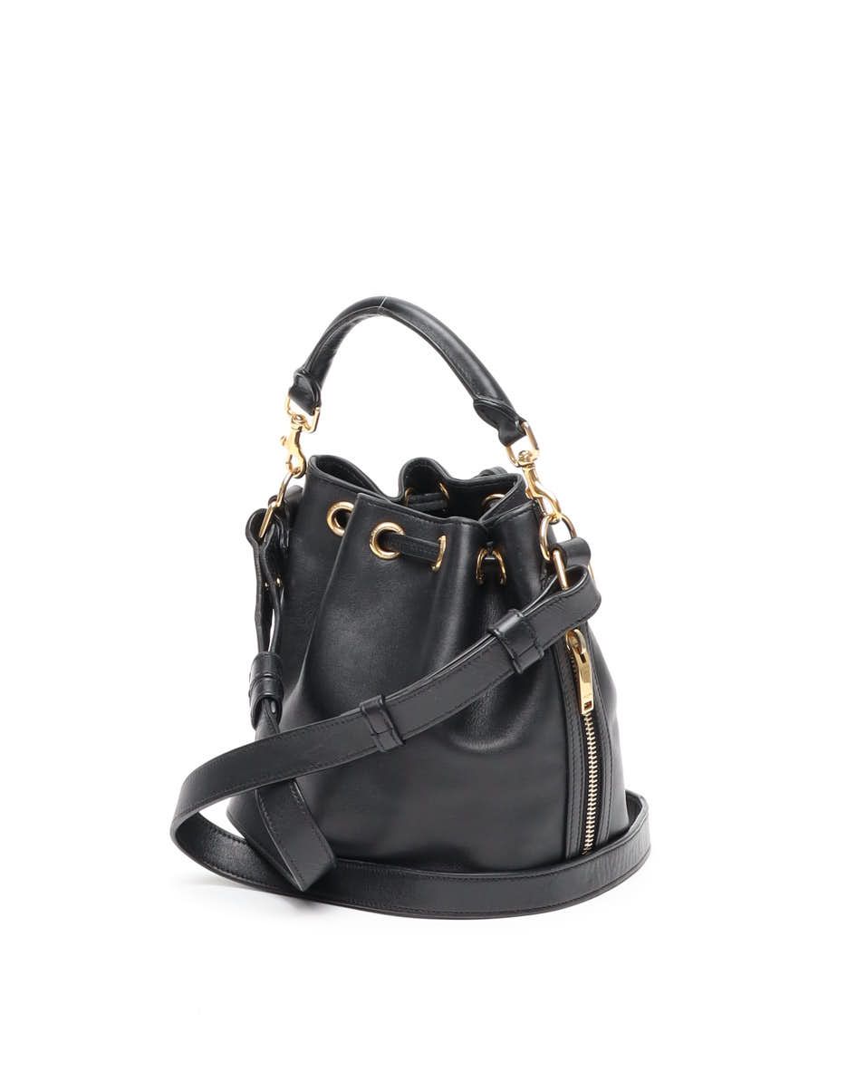 Saint Laurent Emmanuelle Bucket Bag In Black