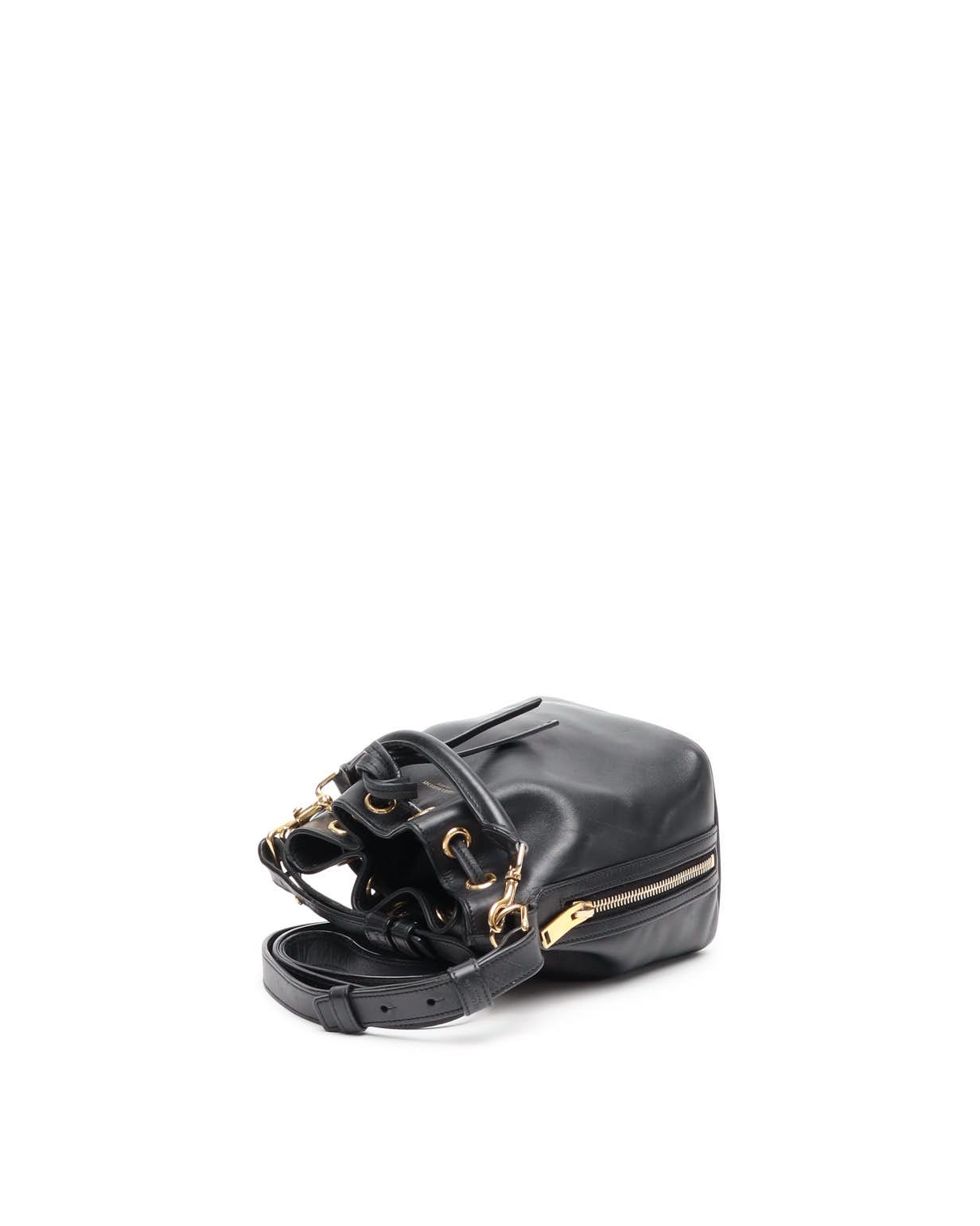 Saint Laurent Emmanuelle Bucket Bag In Black