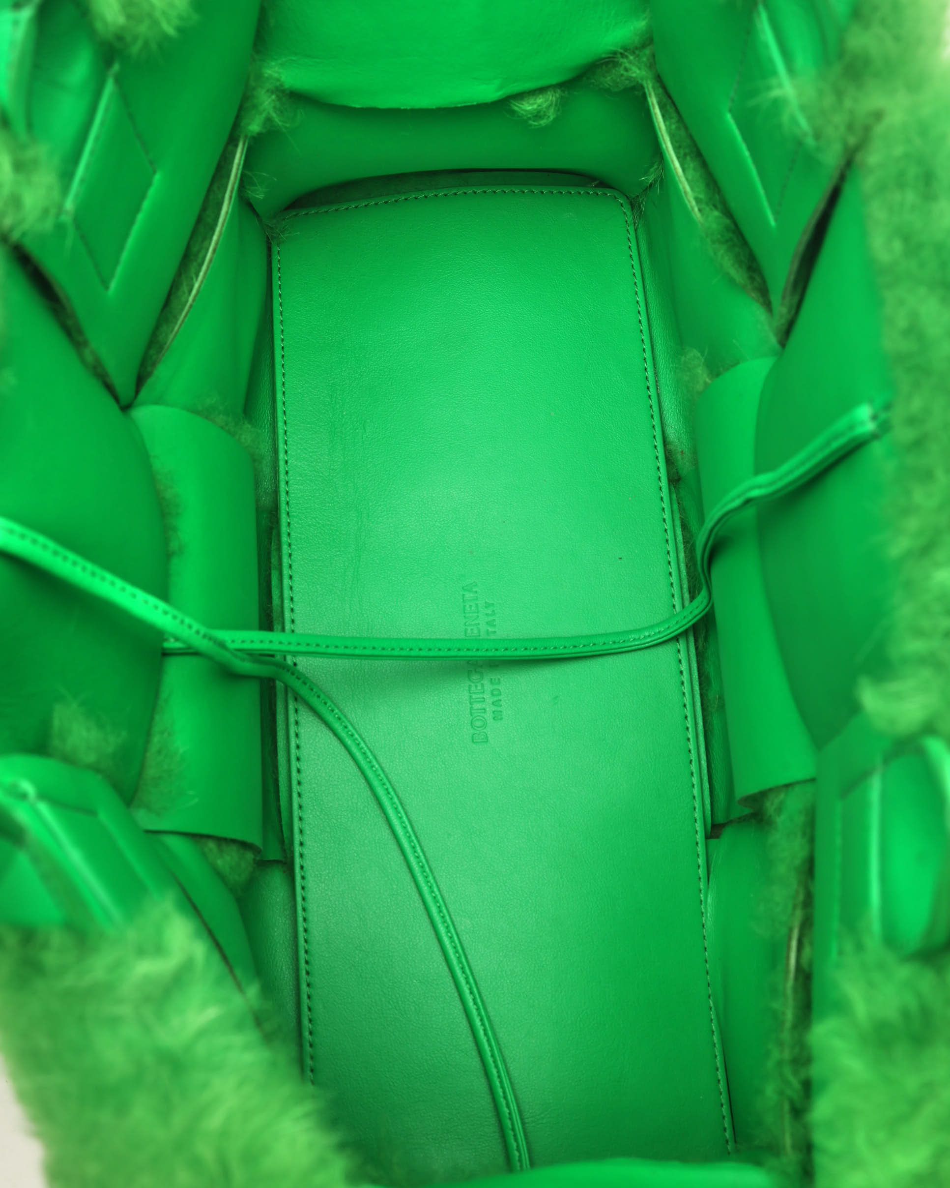 Bottega Veneta Small Arco Fur Tote Bag