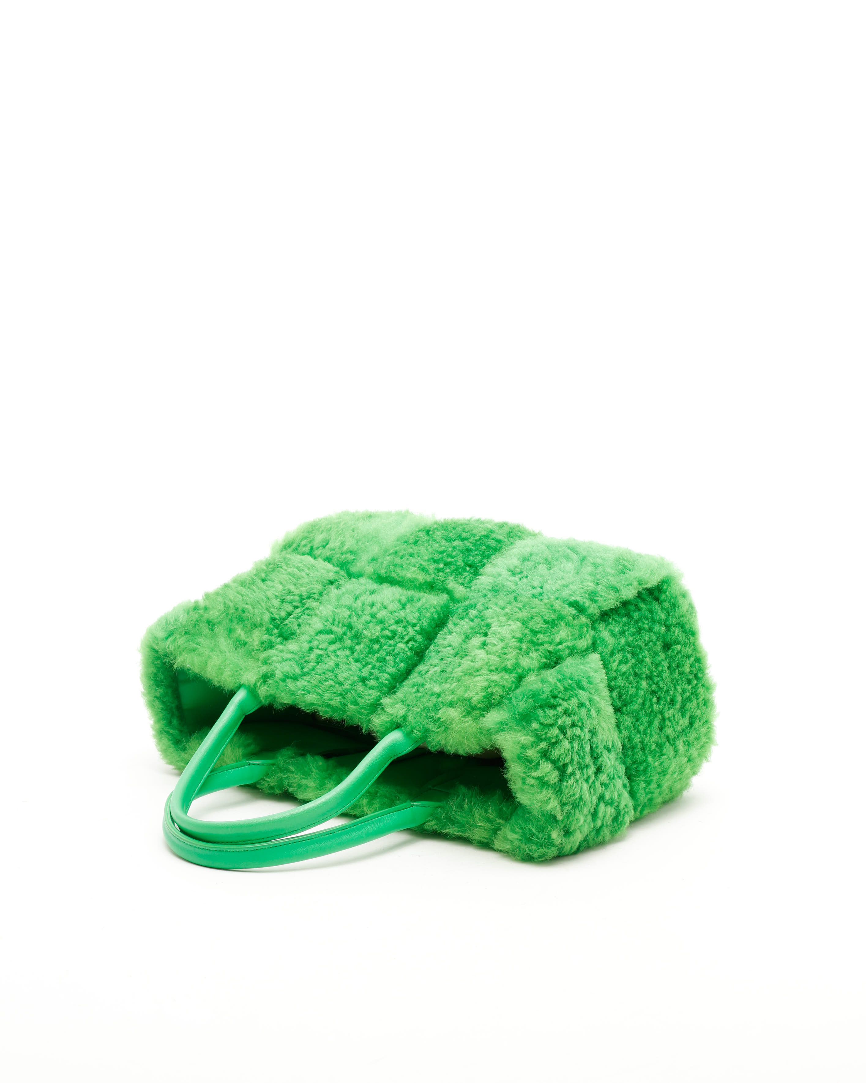 Bottega Veneta Small Arco Fur Tote Bag