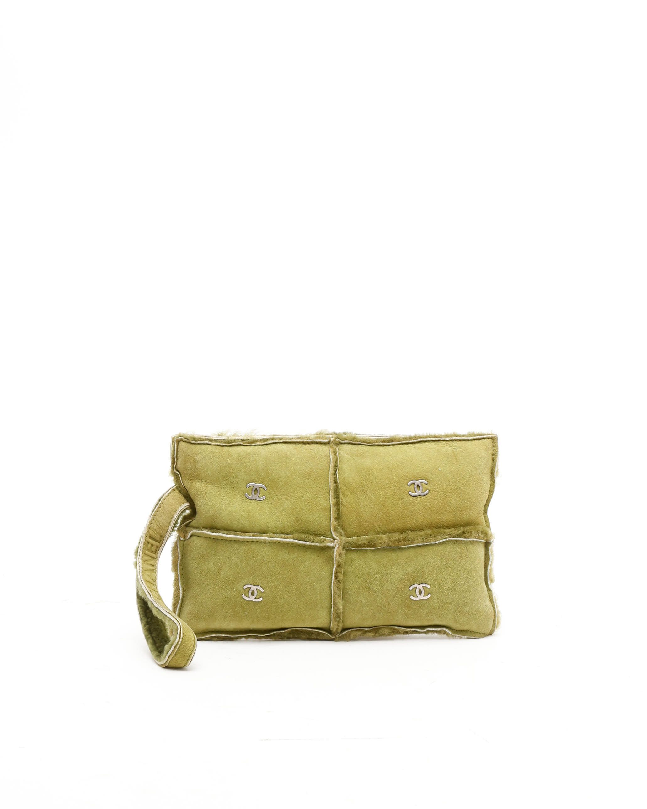 Chanel CC Mouton Pouch Bag