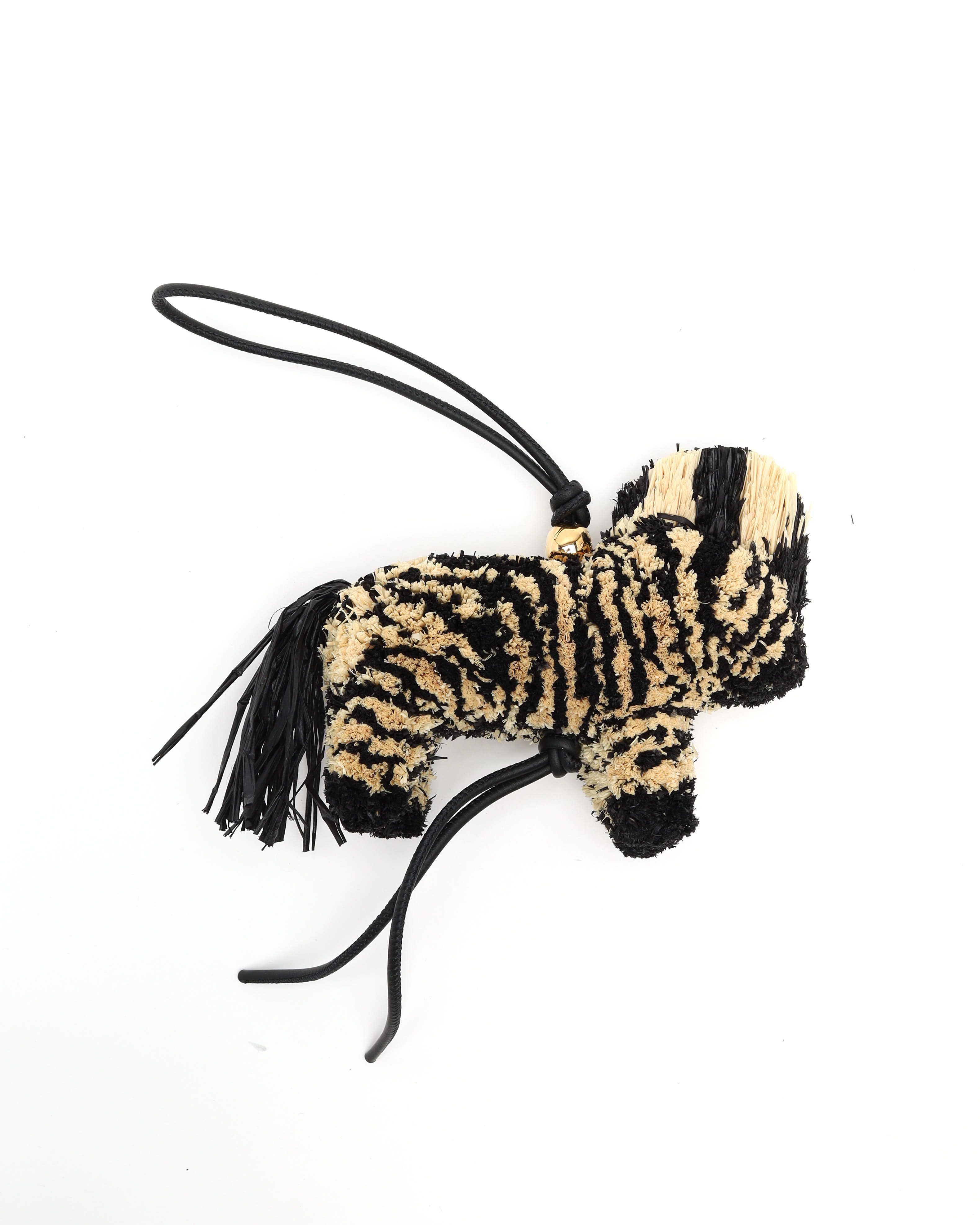 Loewe Zebra Bag Charm In Multi