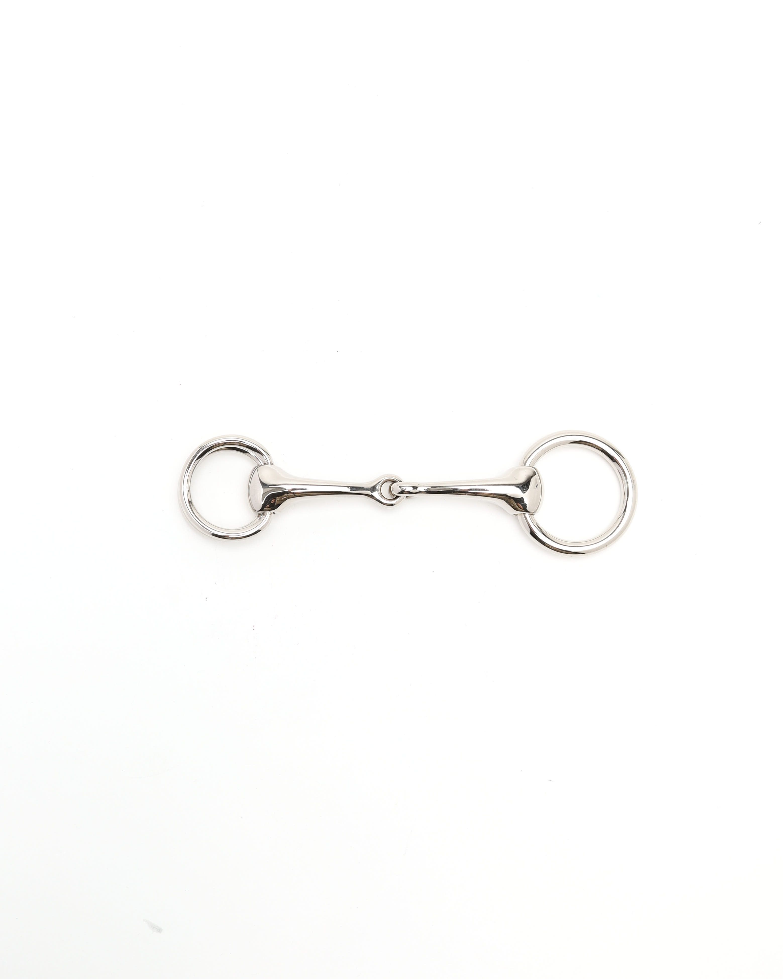 Pre-owned Hermes Hermès Horsebit Mors Scarf 90 Ring In Silver