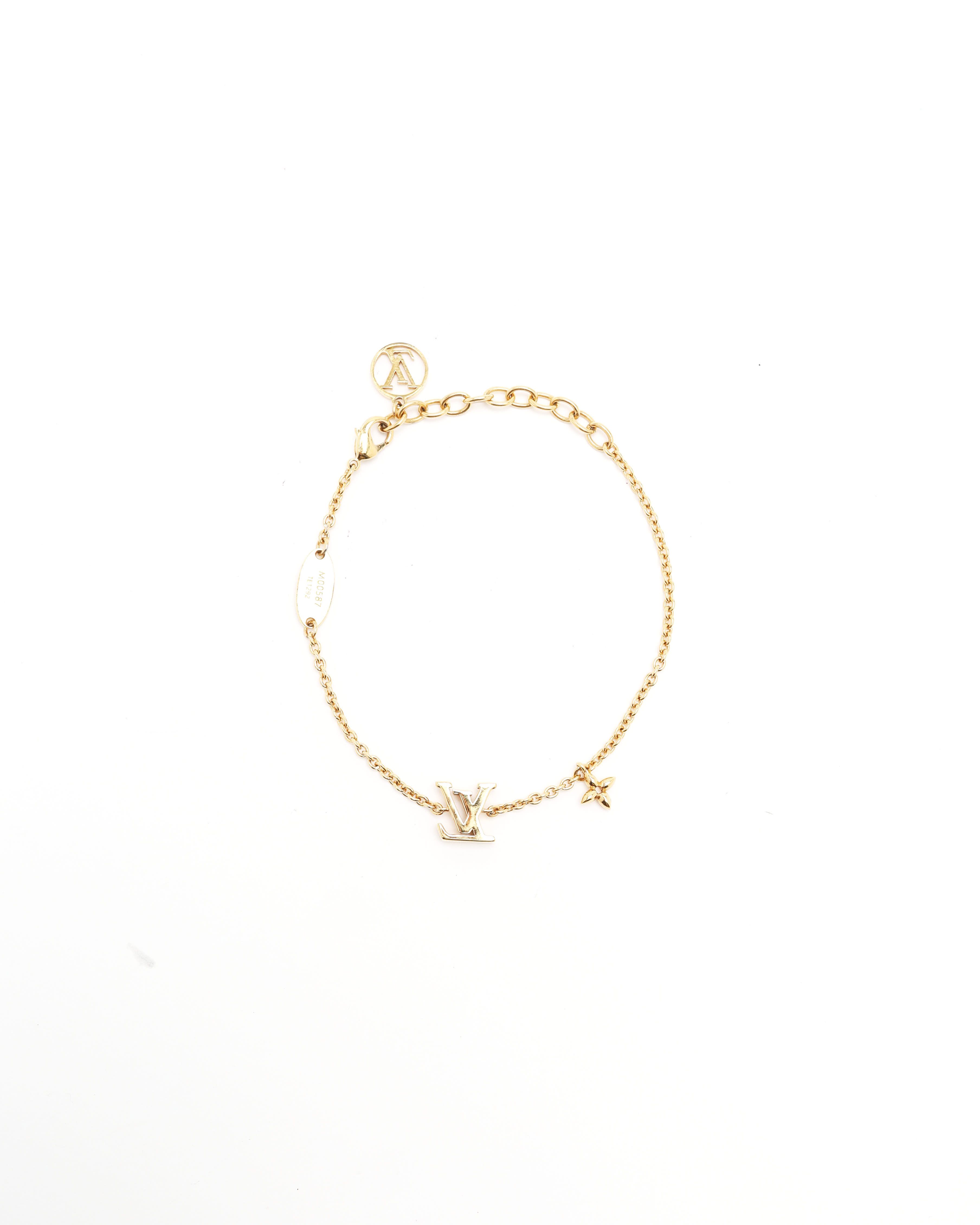 LOUIS VUITTON Pre-owned Lv Iconic Bracelet In Gold