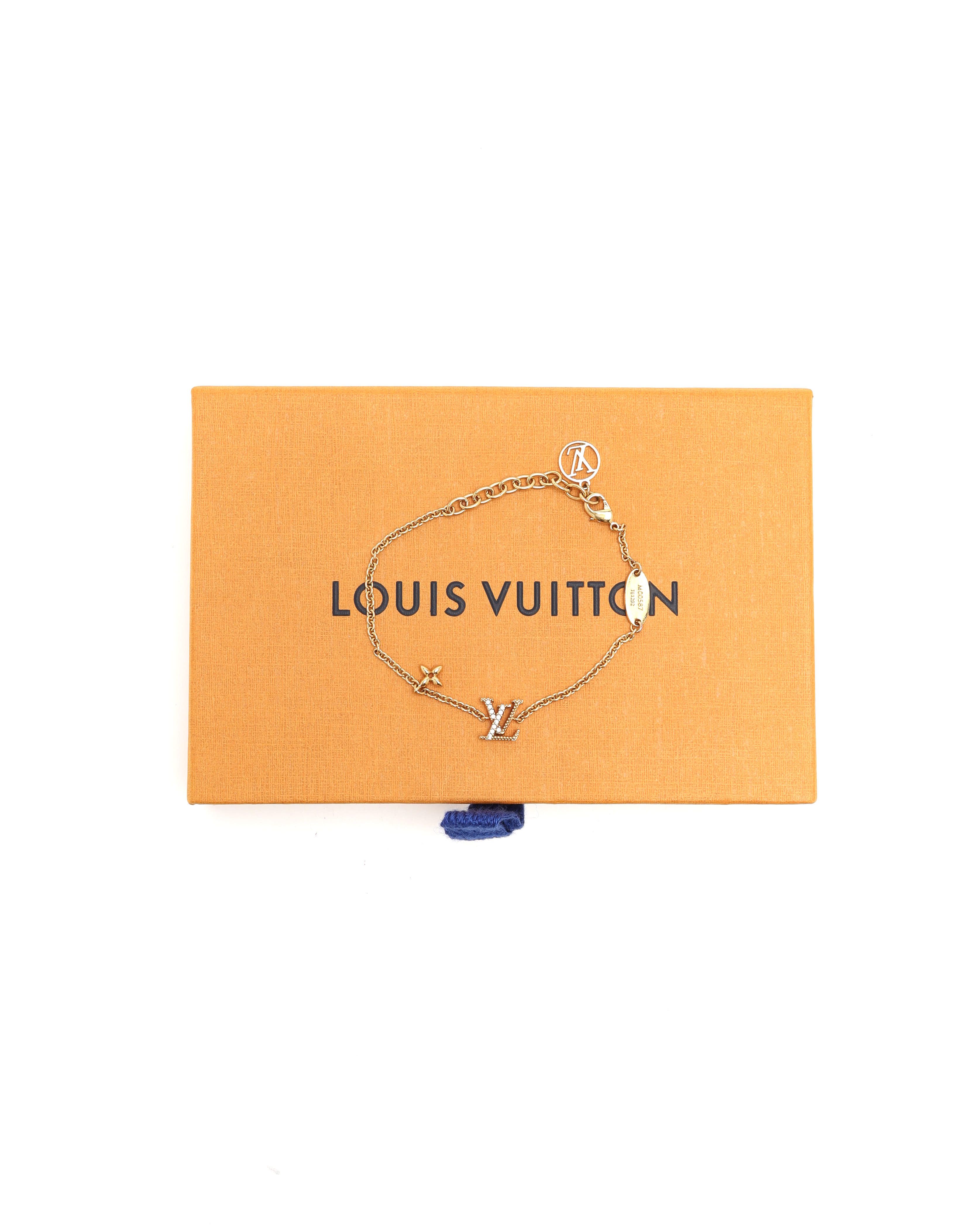LOUIS VUITTON Pre-owned Lv Iconic Bracelet In Gold