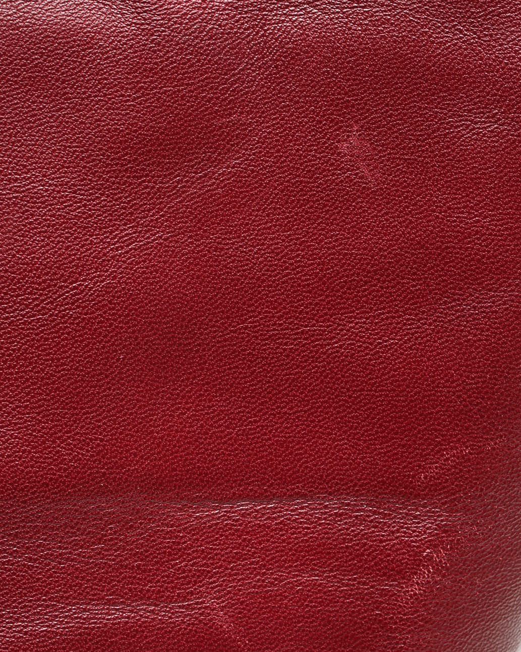 Celine Céline Cabas Vertical Tote Bag In Red