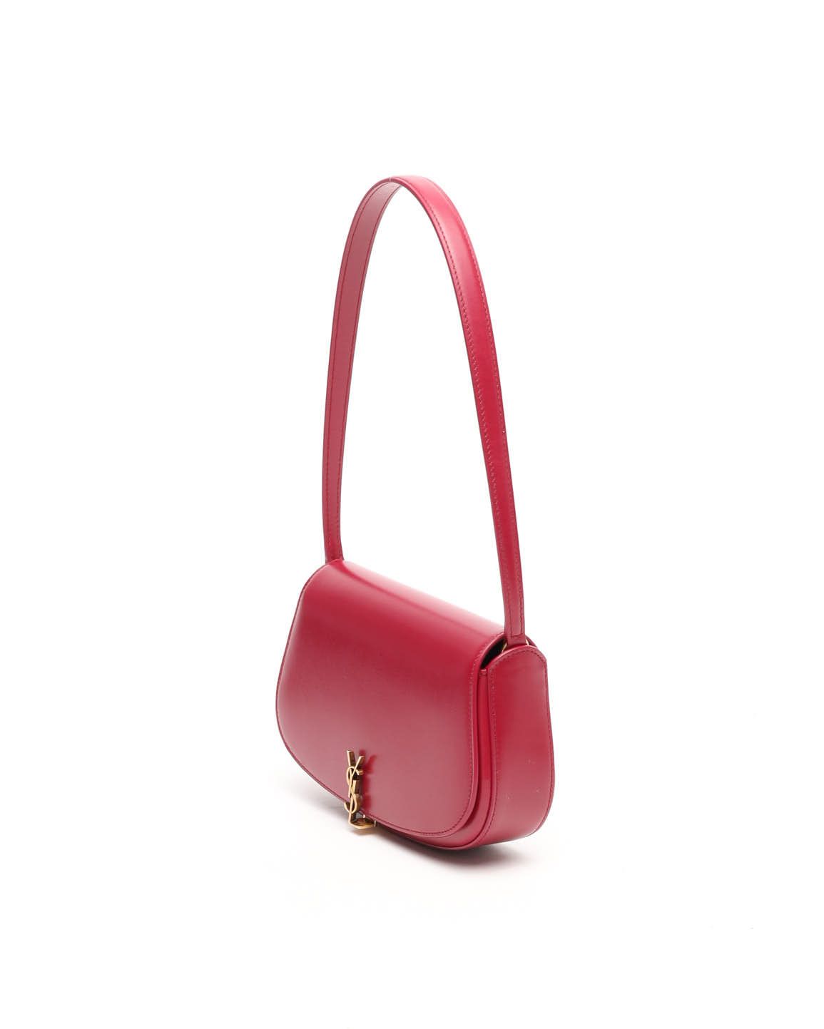 Saint Laurent Voltaire Mini Bag In Red