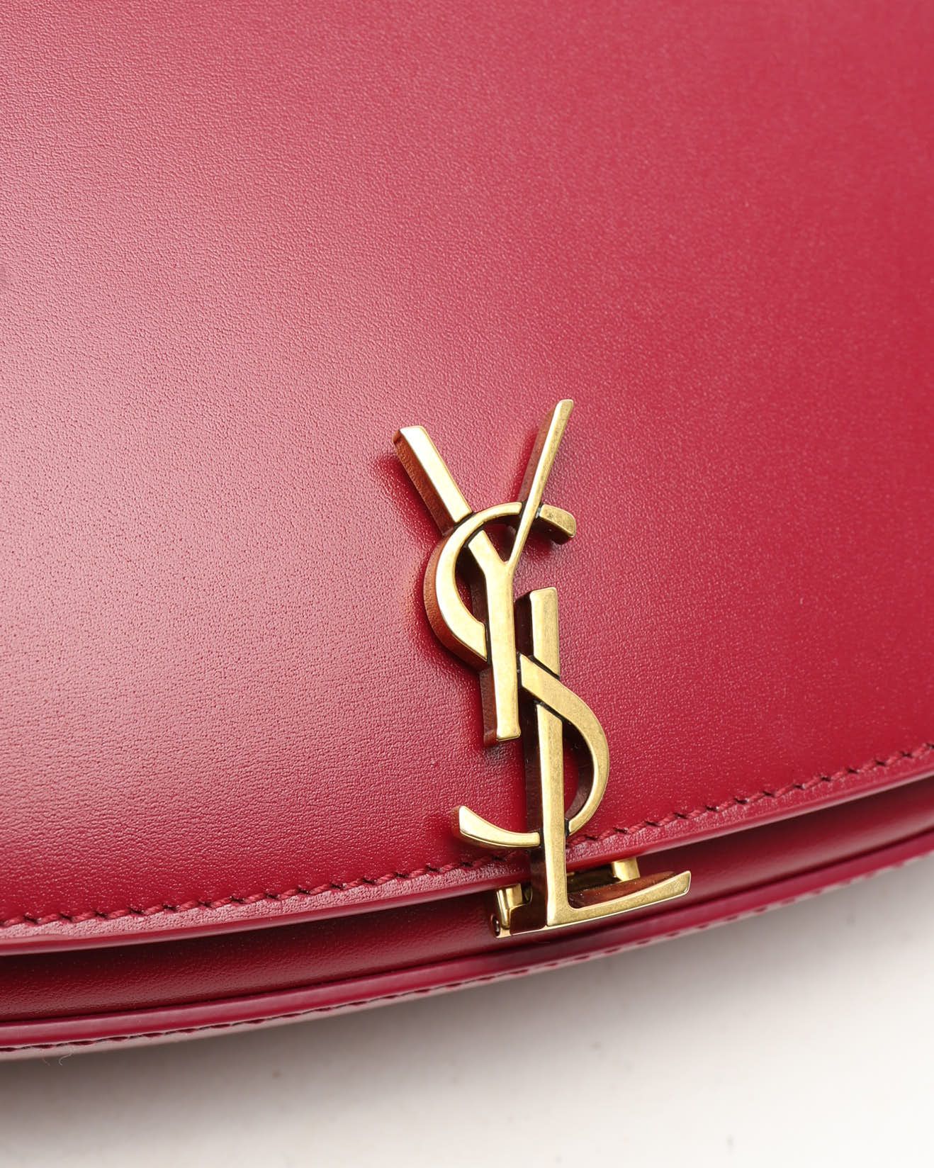 Saint Laurent Voltaire Mini Bag In Red