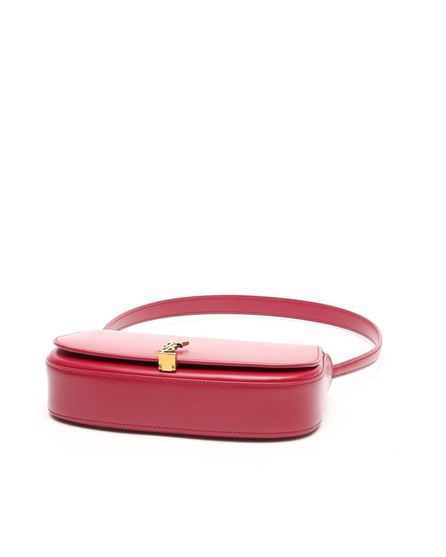 Saint Laurent Voltaire Mini Bag In Red