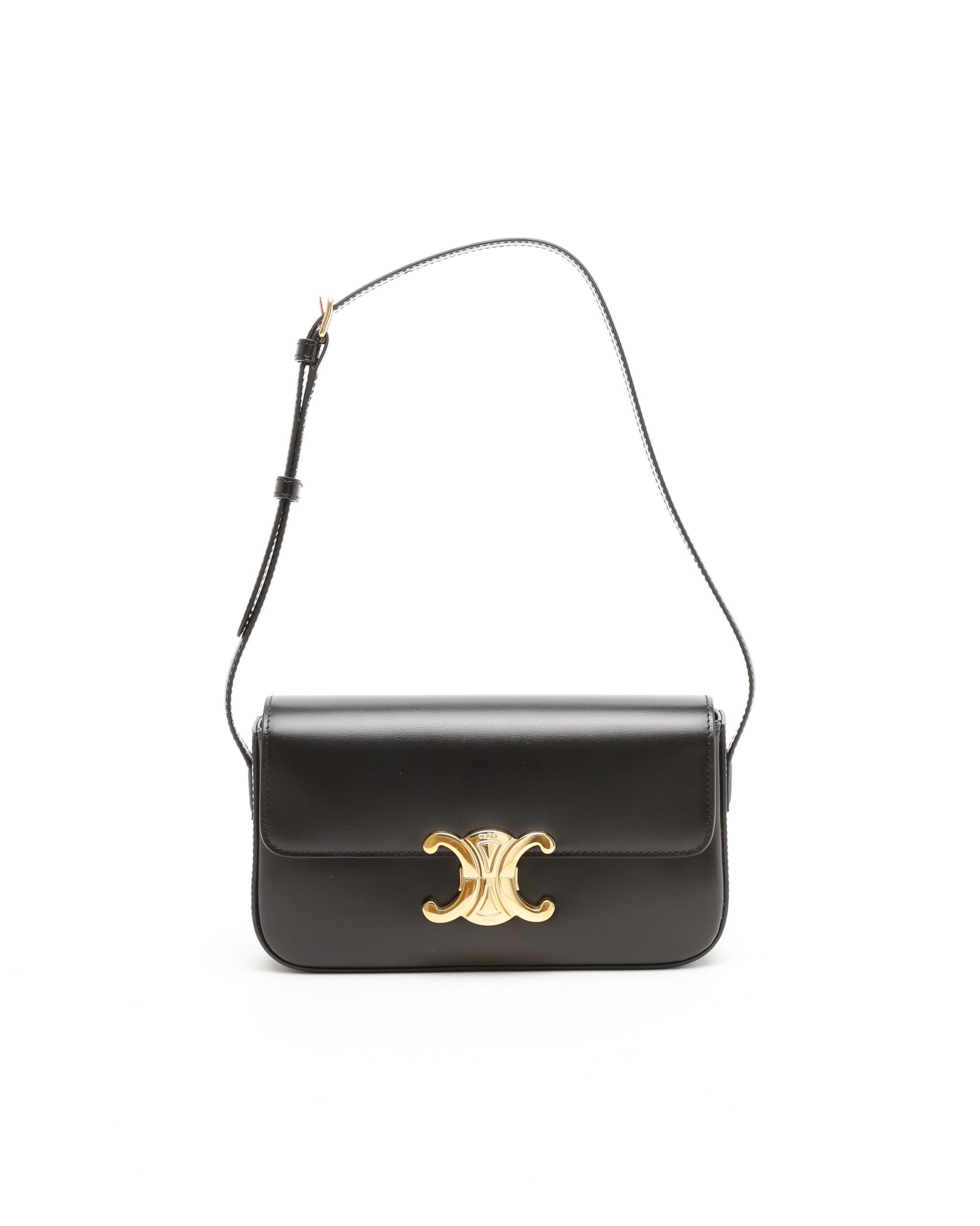 Celine Céline Claude Triomphe Bag In Red