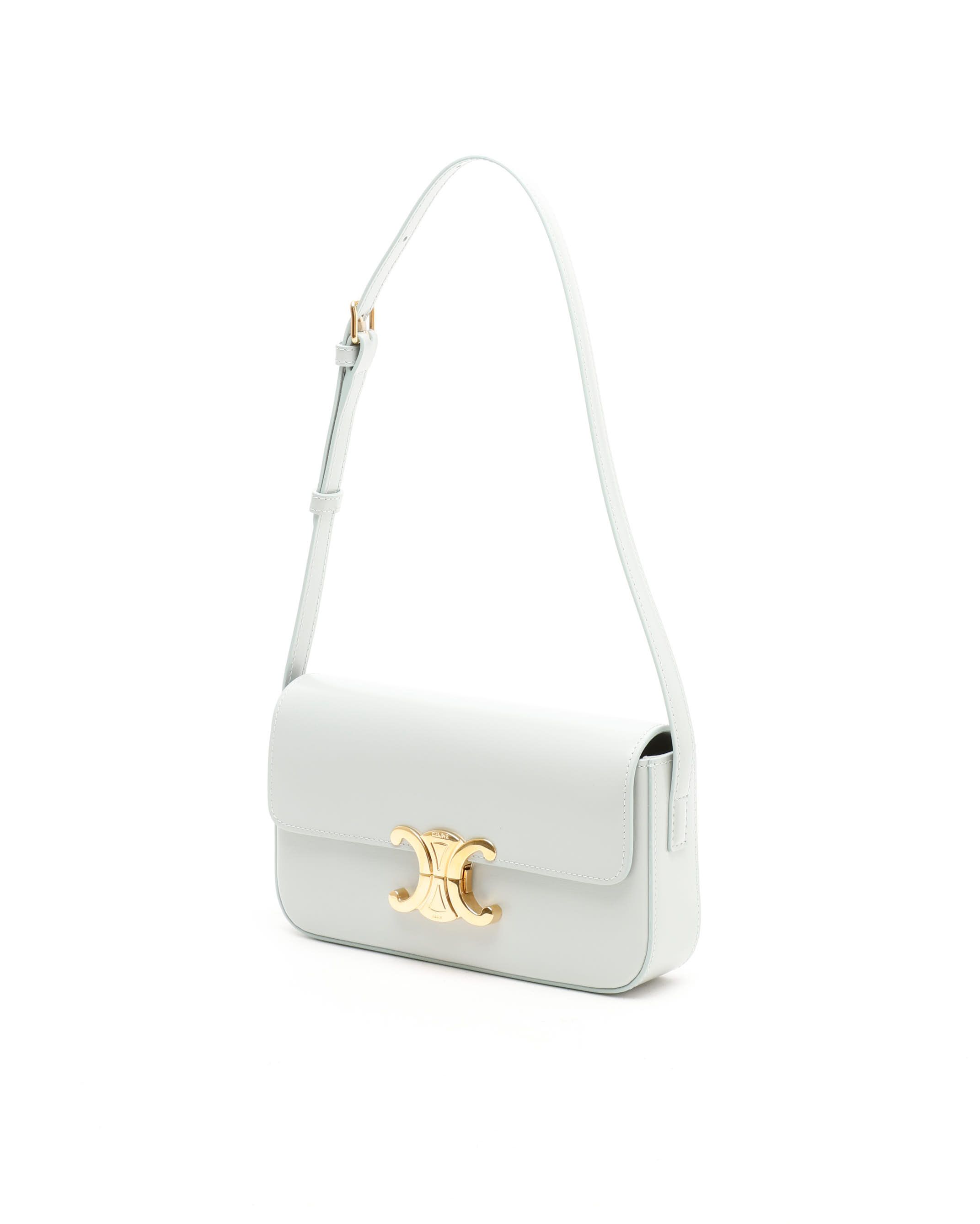 Celine Céline Claude Triomphe Bag In Blue