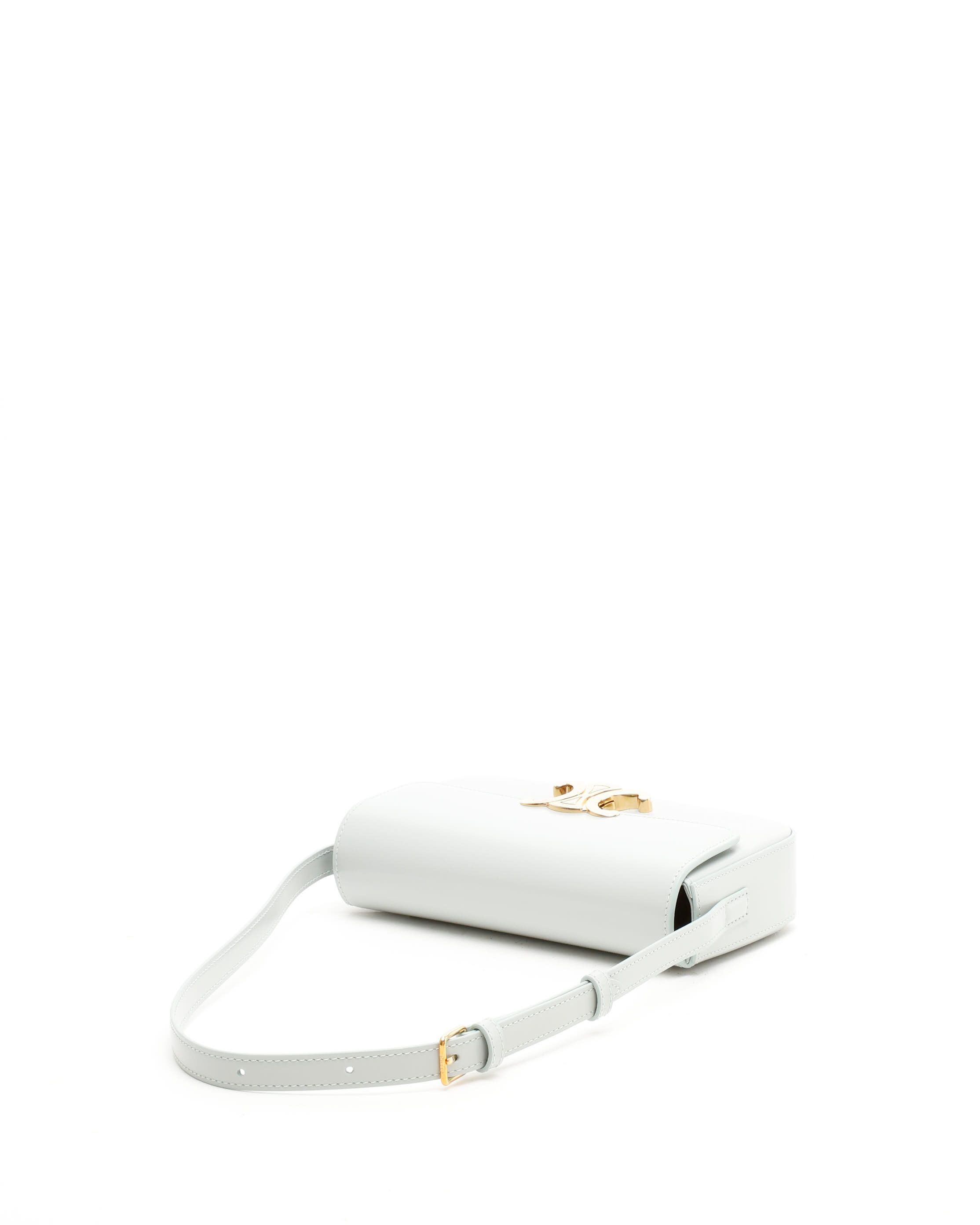 Celine Céline Claude Triomphe Bag In Blue