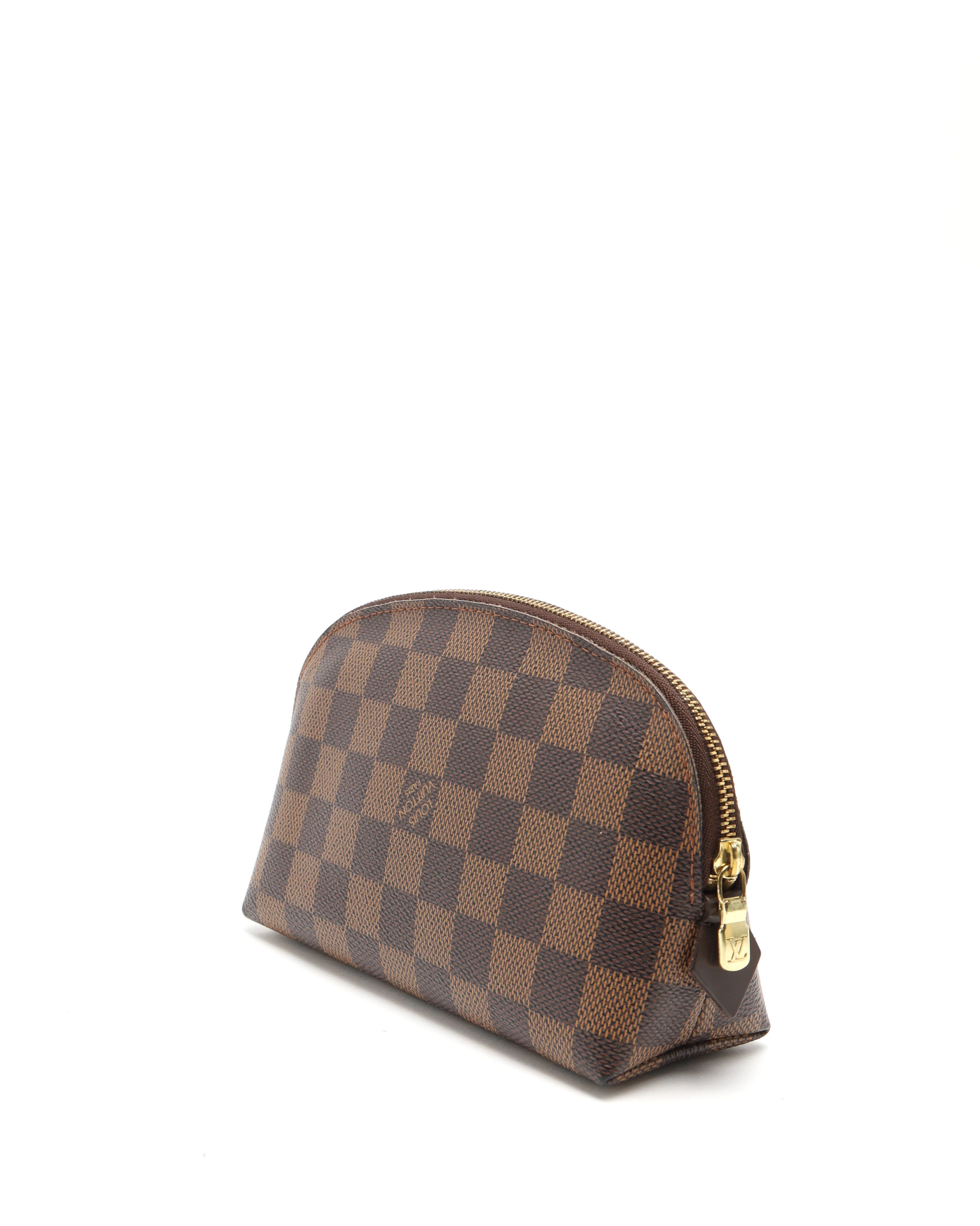 Pre-owned Louis Vuitton Damier Cosmetic Pouch In Brown